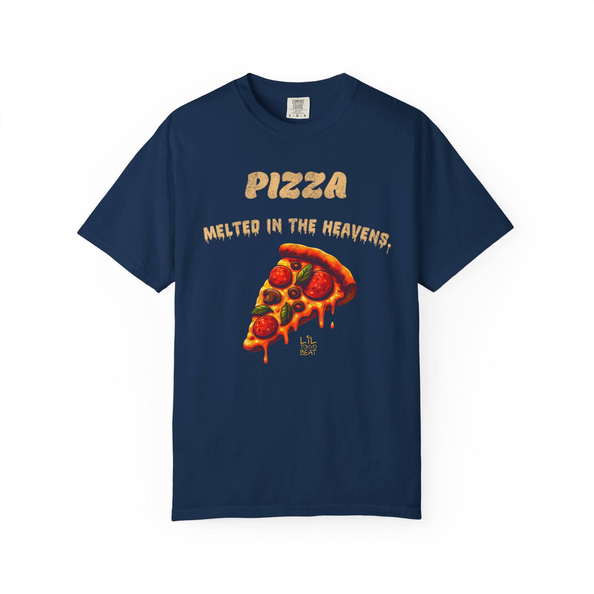 Pizza Melted in the Heavens T-Shirt | Lil Tokyo Beat Premium Streetwear, Food, t0 - Image 11