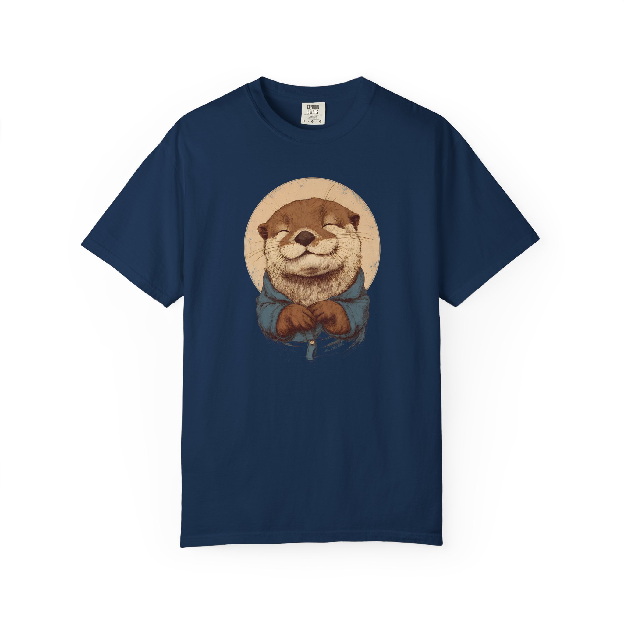 Smiling Otter Graphic T-Shirt – Cute Animal Art Tee - Image 10
