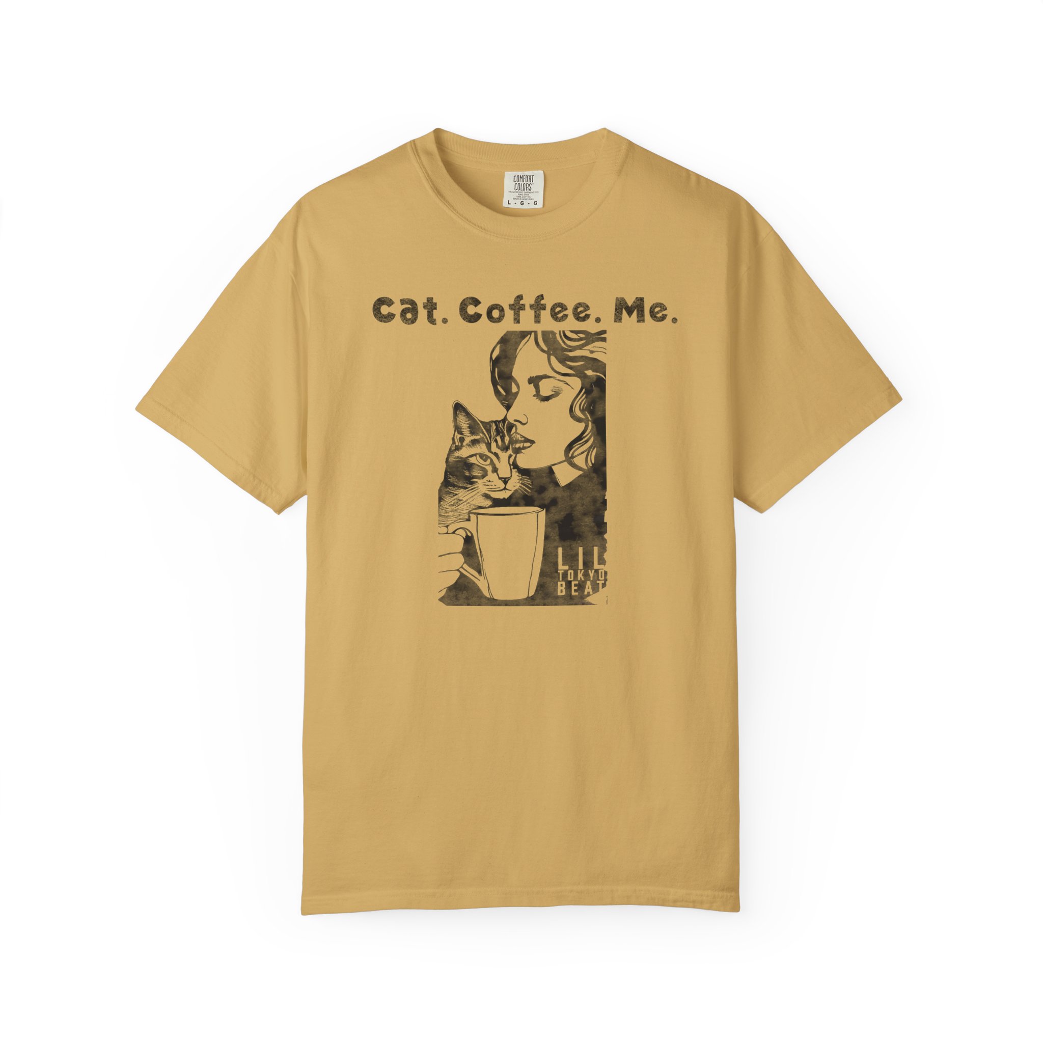 Cat Coffee Me T-shirt | Graphic Cat Lover Coffee Shirt, t2 - Image 2