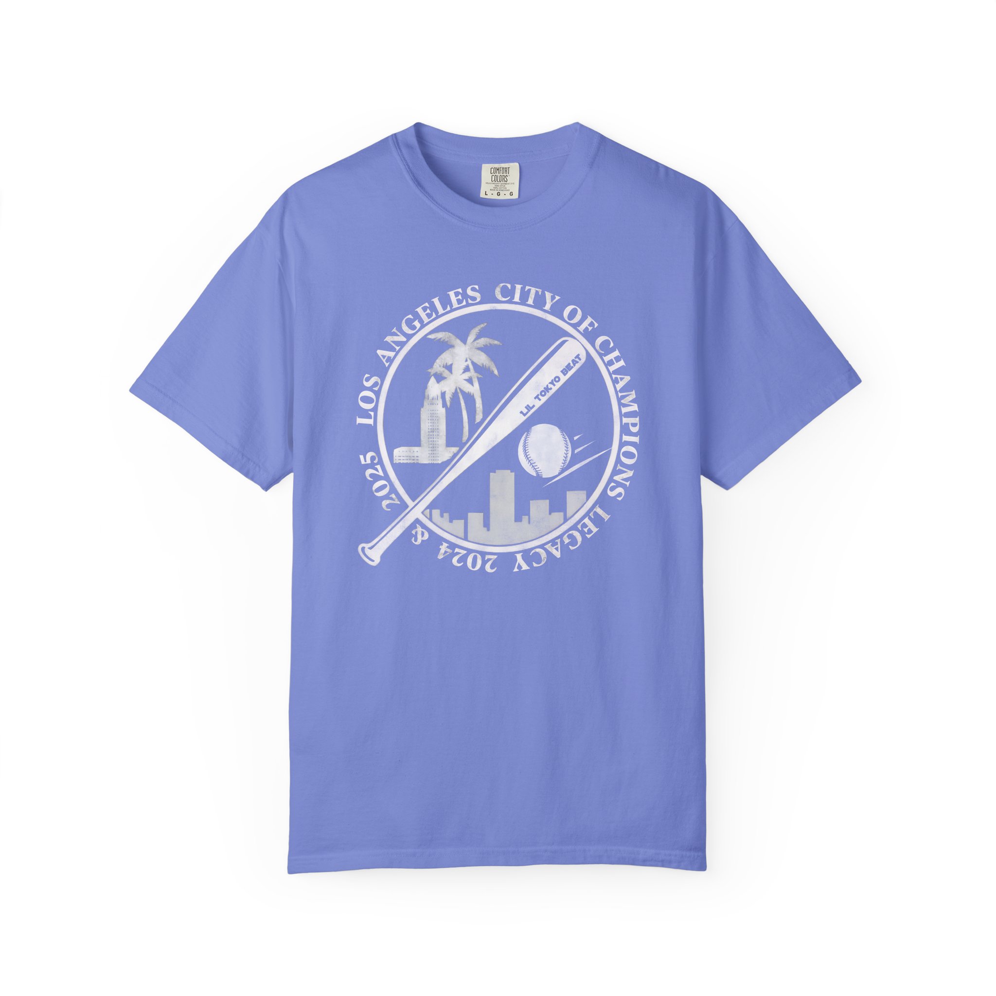 Baseball Graphic T-Shirt | Los Angeles City of Champions Legacy 2024–2025, Letter White, t0 - Image 8