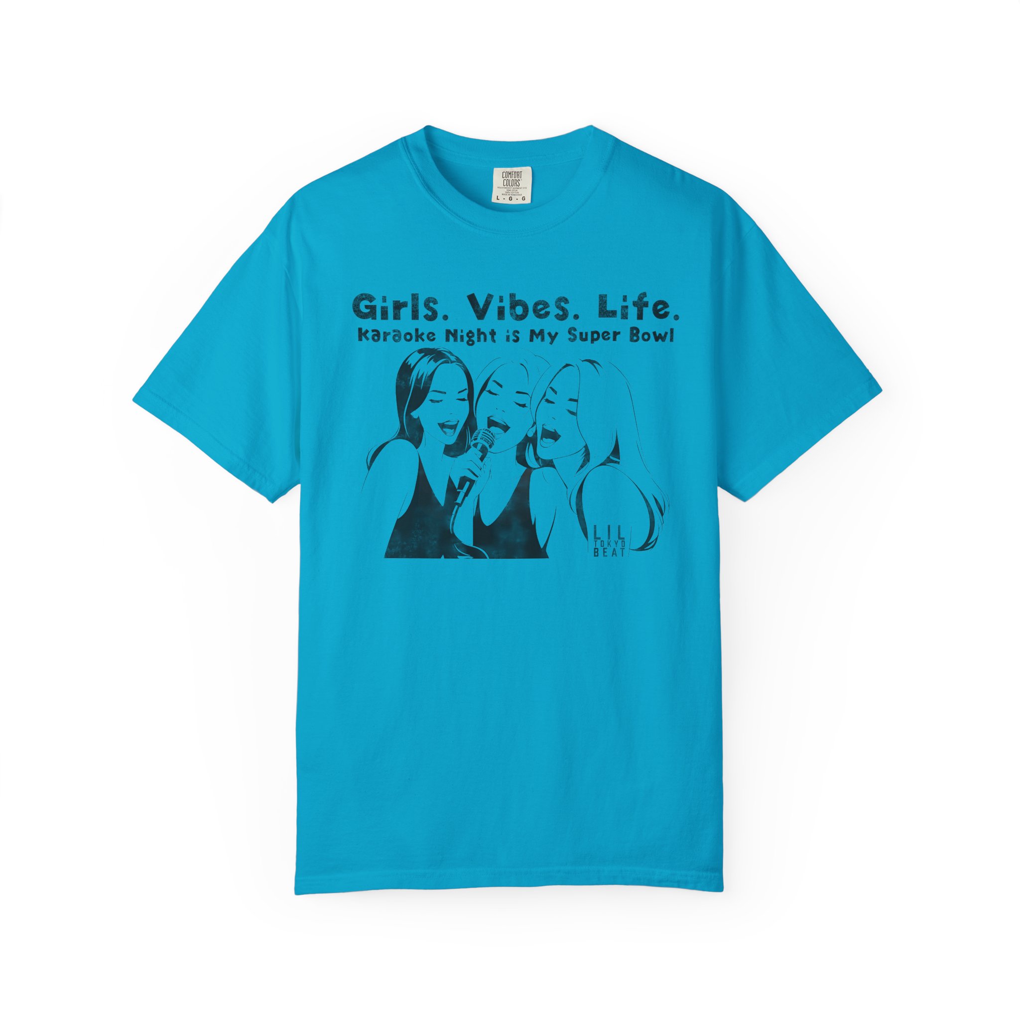 Girls Vibes Life karaoke night graphic T-shirt | women singing illustration, t7 - Image 6
