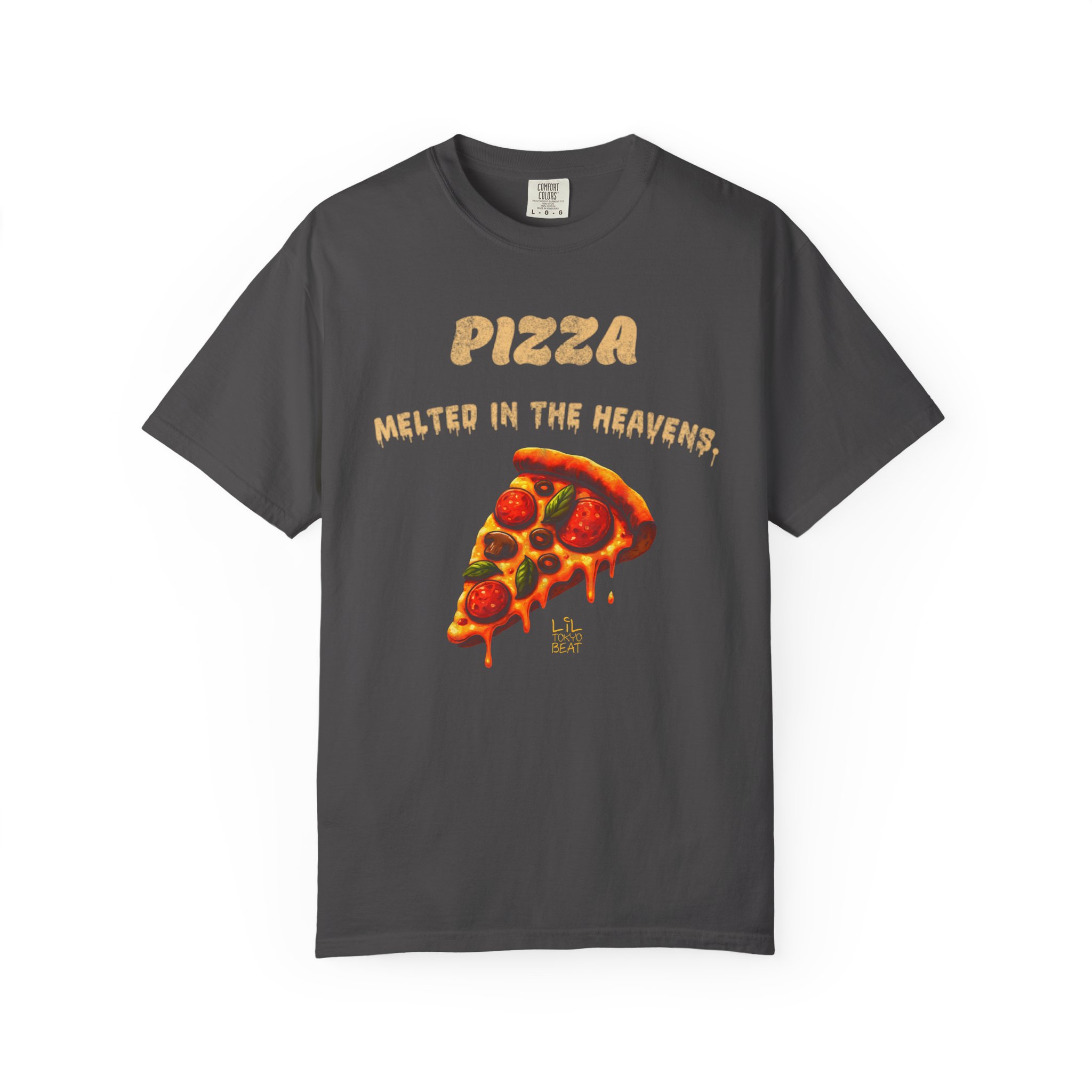 Pizza Melted in the Heavens T-Shirt | Lil Tokyo Beat Premium Streetwear, Food, t0 - Image 9