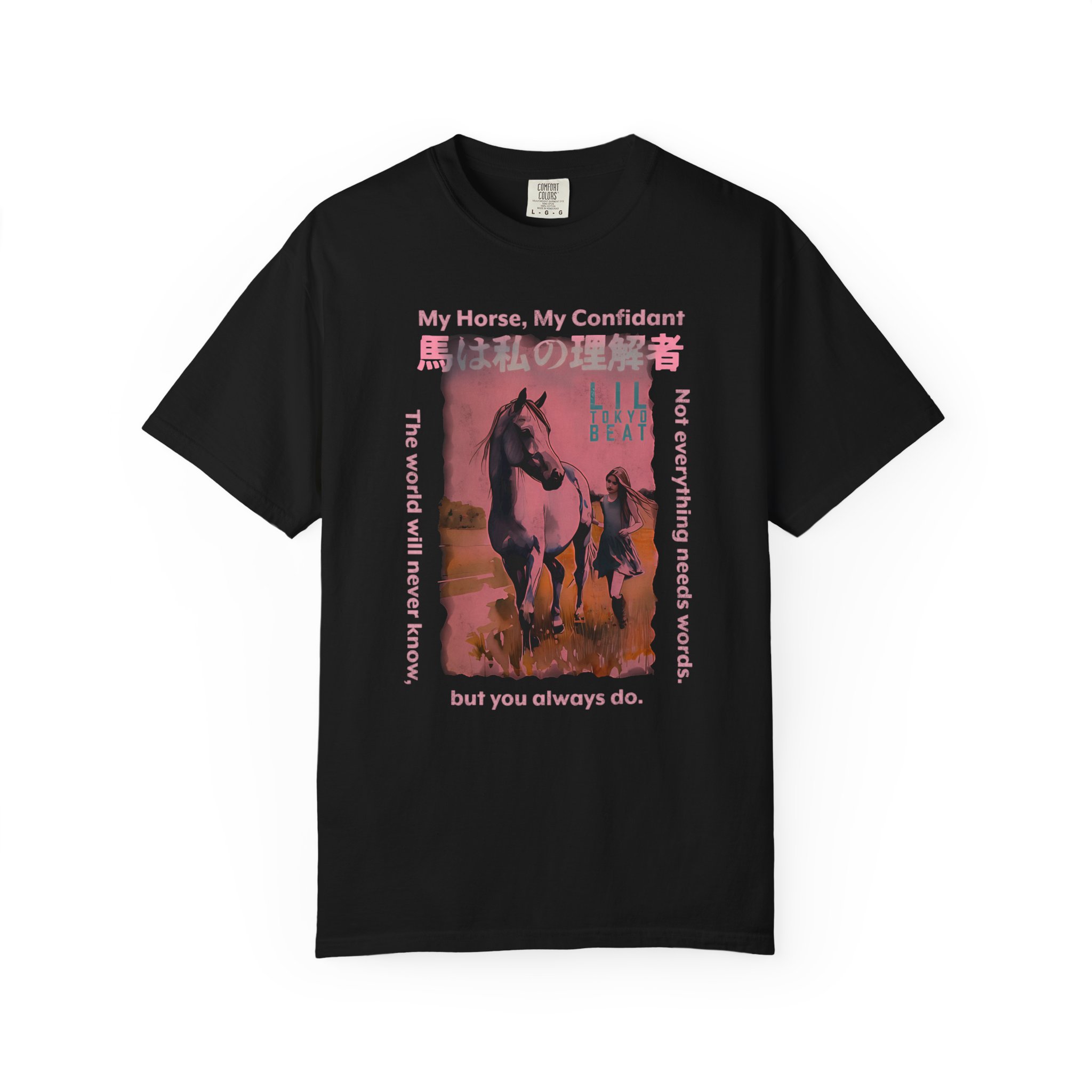 My Horse, My Confidant Unisex T-Shirt | Unique Gift for Horse Lovers | Equine Themed Apparel | Casual Wear for Animal Lovers, t0 - Image 9