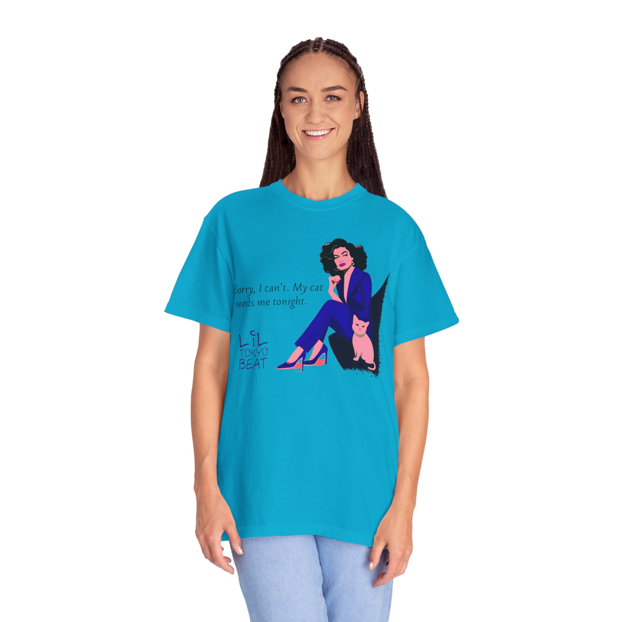 Glam Cat Lover T-Shirt – Cat Need Me, Chic Feminine Tee, Cat Mom Gift, Funny Cat Lady Top, Cat Owner Apparel, t0 - Image 13