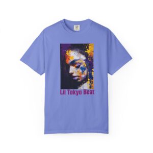 Colorful Portrait of a Young Female Portrait, Unisex T-shirt , t0