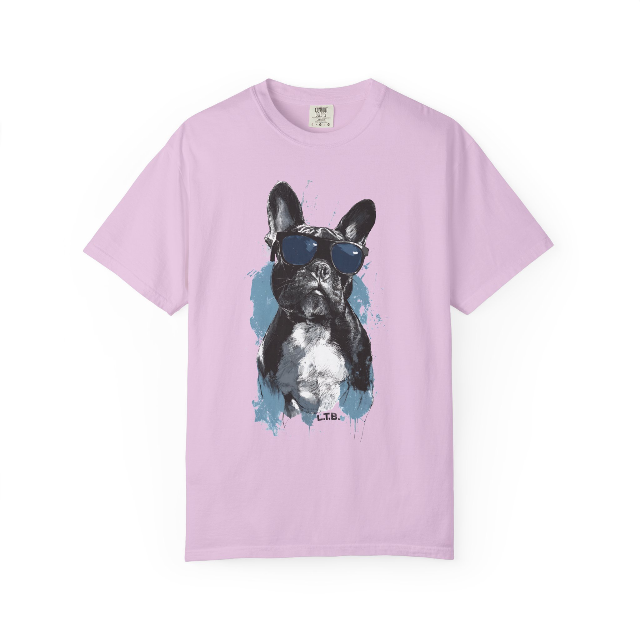 T-Shirt — Cool French Bulldog Graphic Tee with Sunglasses - Image 11