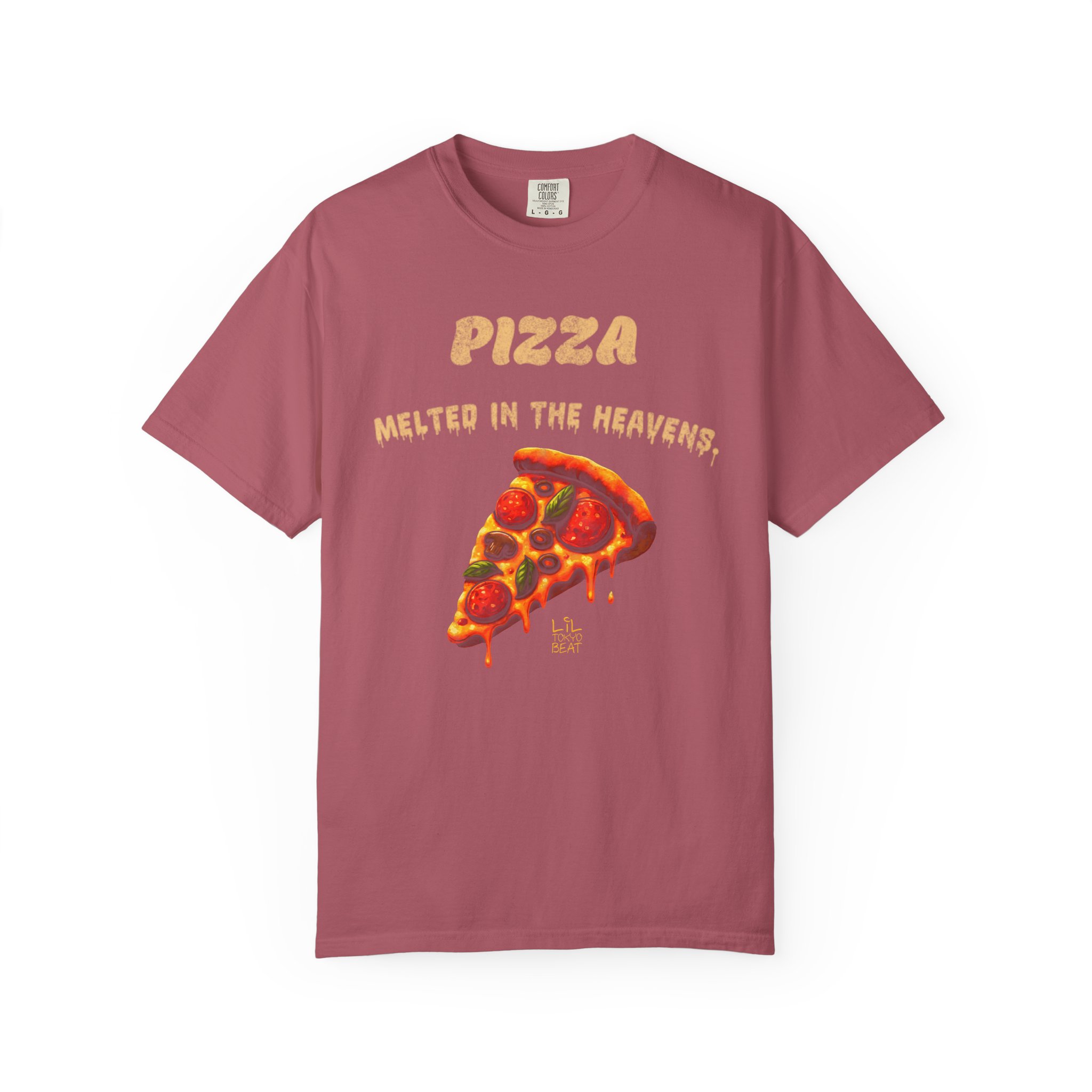 Pizza Melted in the Heavens T-Shirt | Lil Tokyo Beat Premium Streetwear, Food, t0 - Image 13
