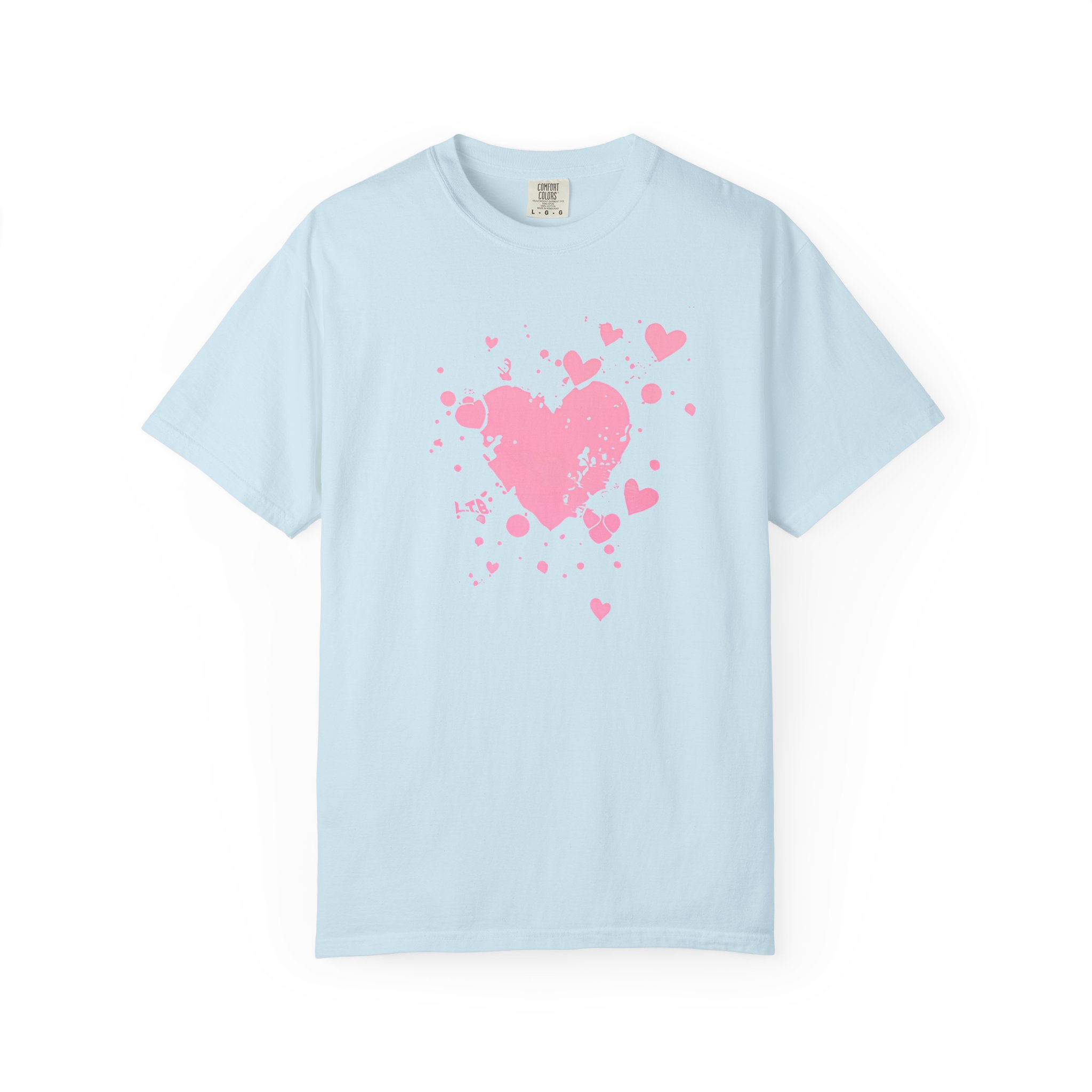 Valentine’s Day Pink Heart Tee — Cute Romantic Graphic T-Shirt - Image 5