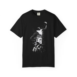 Basketball Dunk T-Shirt — Silhouette Slam Graphic Tee