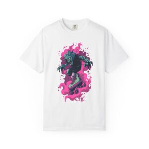Roller Demon T-Shirt — Neon Skate Monster Graphic Tee