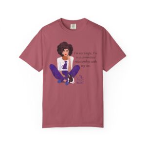 Funny Cat Lady T-Shirt - Single Life with Cats Sarcastic Gift, Cat Lover Tee, Cat Mom Shirt, Crazy Cat Lady Top, Cat Lady Apparel, Cat Lady, t7