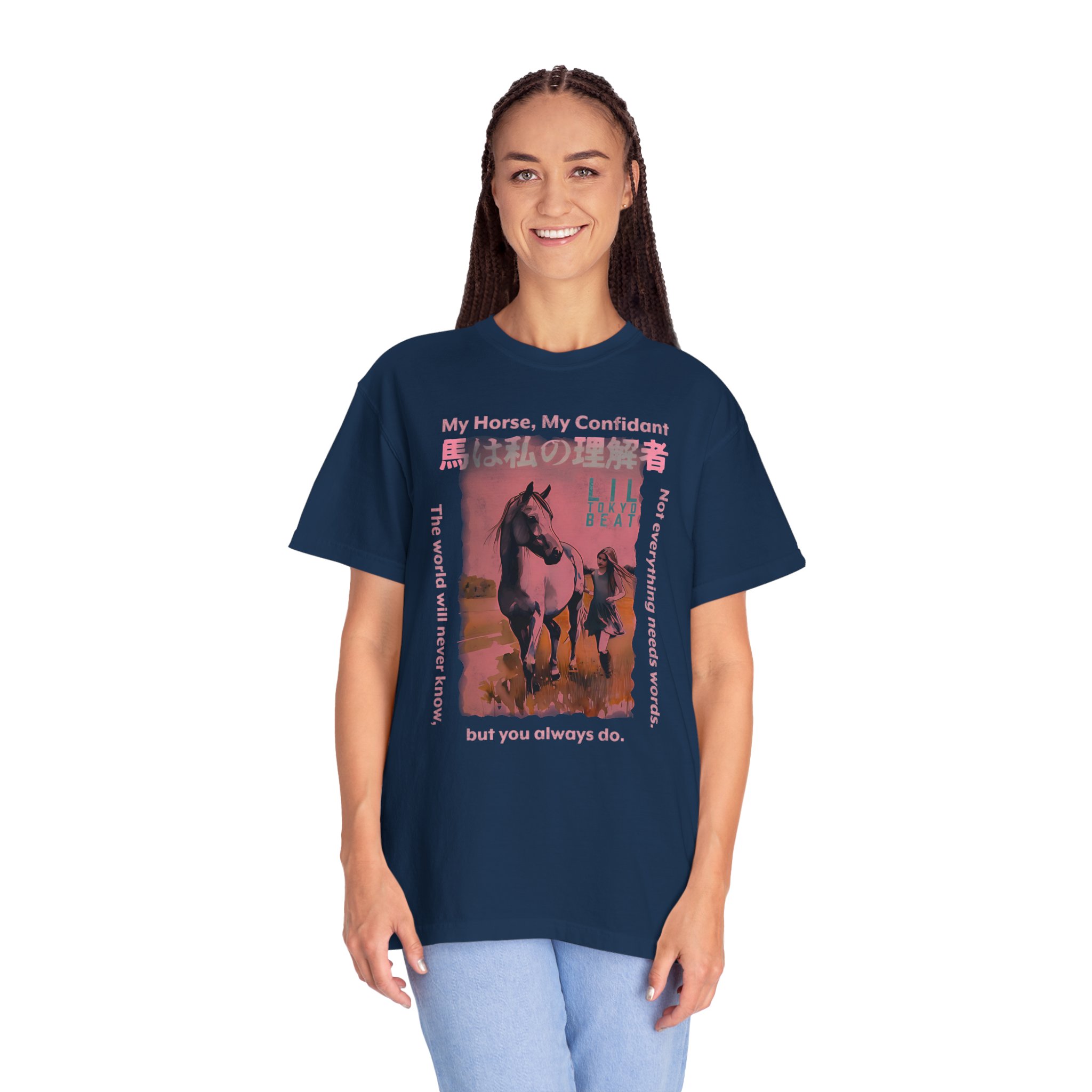 My Horse, My Confidant Unisex T-Shirt | Unique Gift for Horse Lovers | Equine Themed Apparel | Casual Wear for Animal Lovers, t0 - Image 2