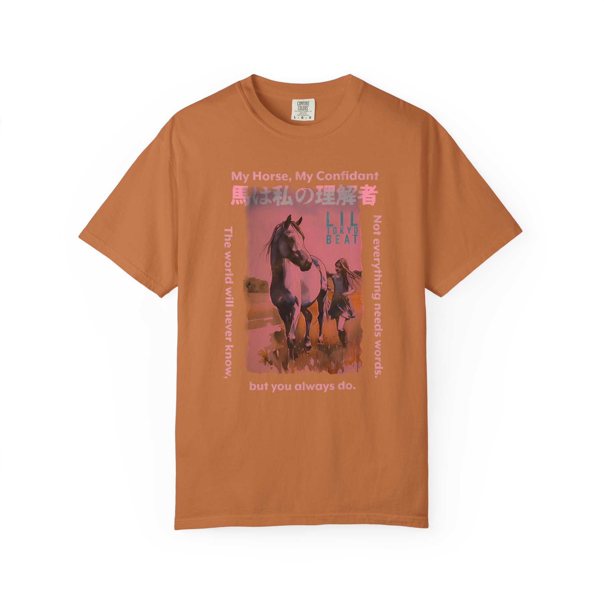 My Horse, My Confidant Unisex T-Shirt | Unique Gift for Horse Lovers | Equine Themed Apparel | Casual Wear for Animal Lovers, t0 - Image 3