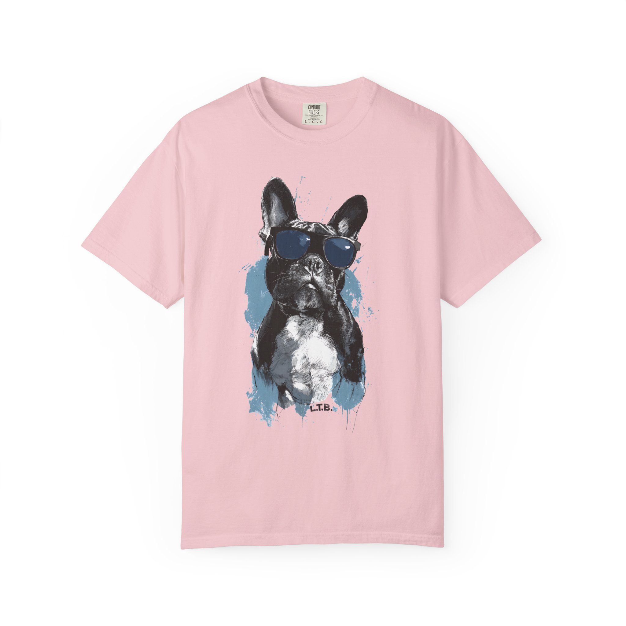 T-Shirt — Cool French Bulldog Graphic Tee with Sunglasses - Image 12