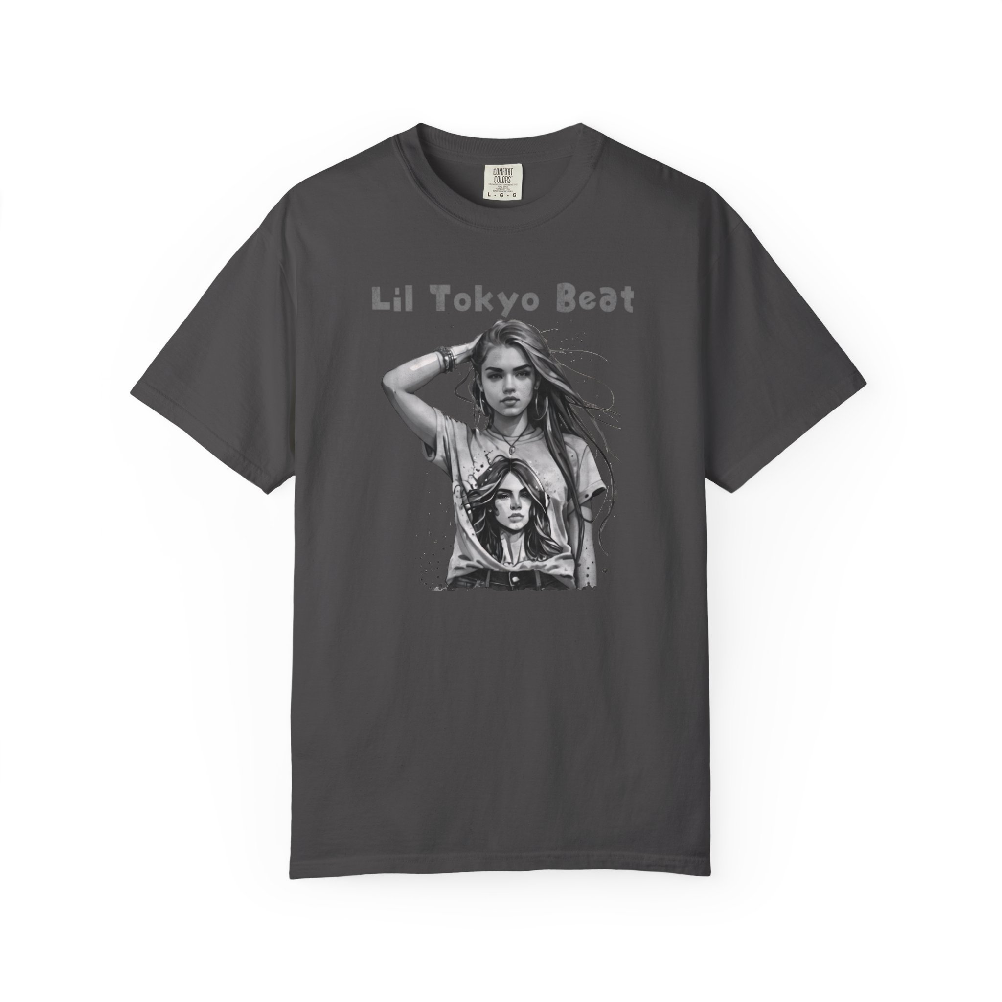 Lil Tokyo Beat Young Girl Graphic Tee | Bold Portrait Design | Indie Streetwear Statement, t7 - Image 8