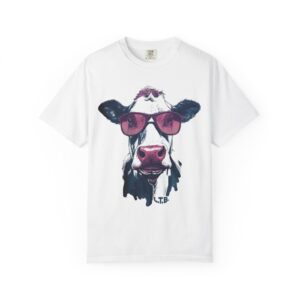 Cool Cow Sunglasses T-Shirt — Funny Cow Graphic Tee
