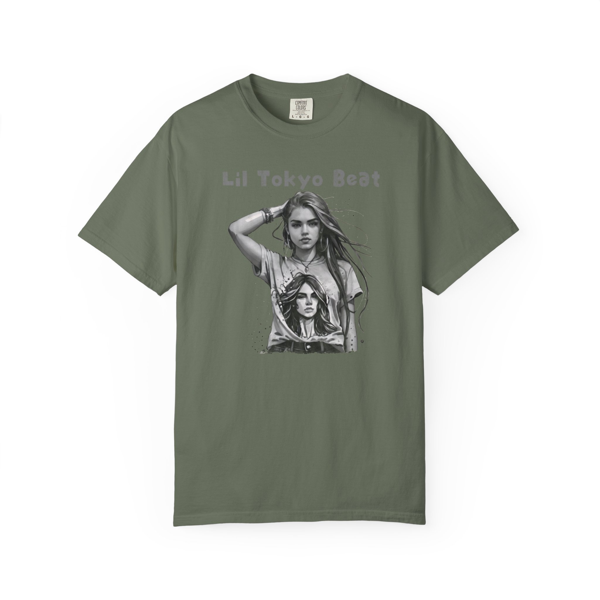 Lil Tokyo Beat Young Girl Graphic Tee | Bold Portrait Design | Indie Streetwear Statement, t7 - Image 5