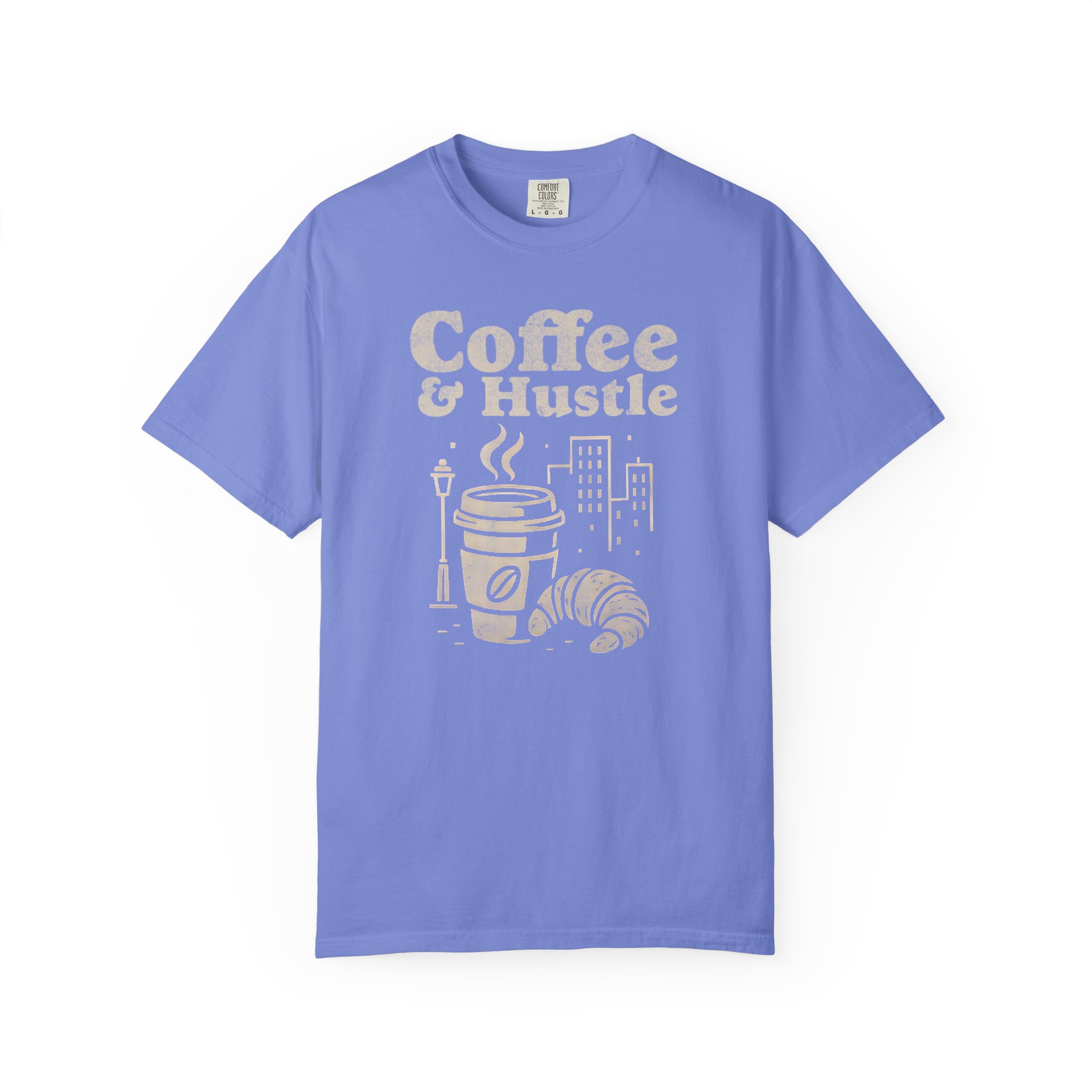 Coffee & Hustle T-Shirt — Morning Coffee Motivational Tee - Image 7