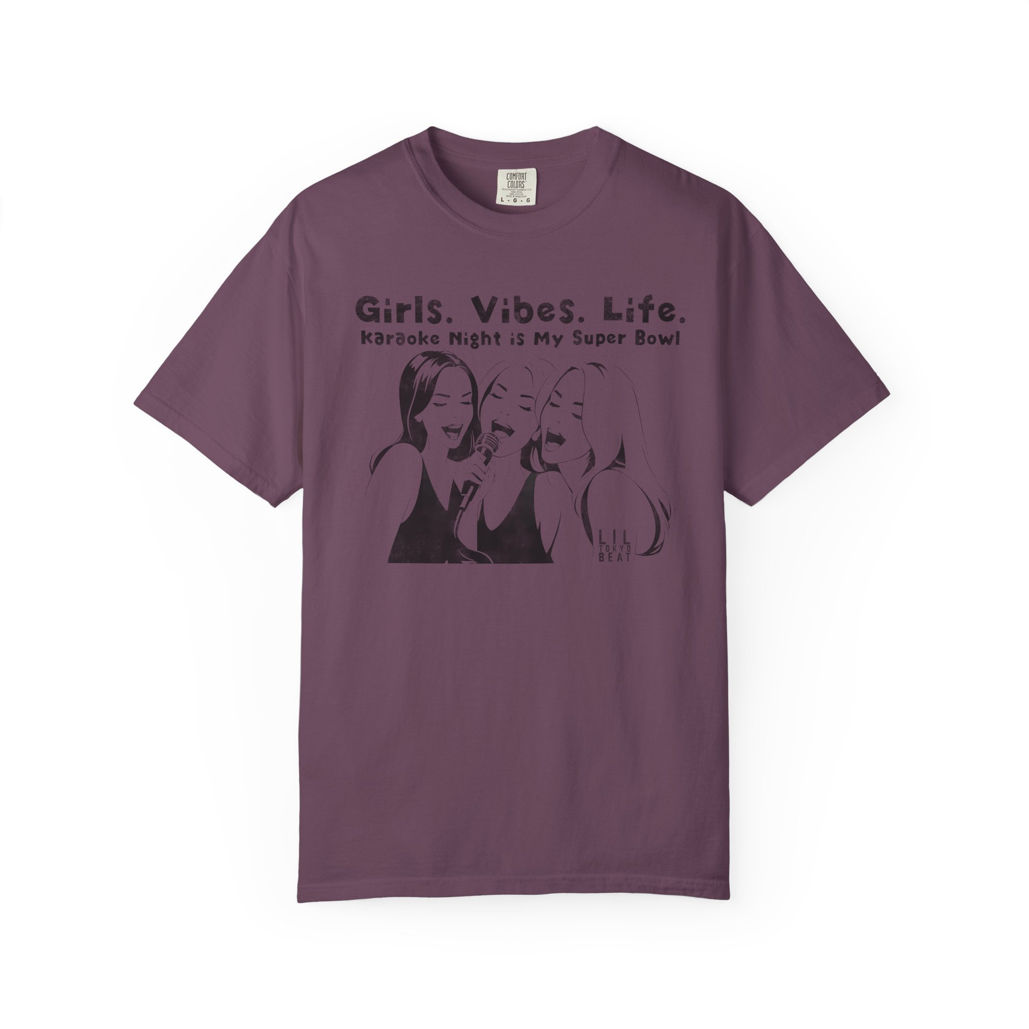 Girls Vibes Life karaoke night graphic T-shirt | women singing illustration, t7 - Image 8