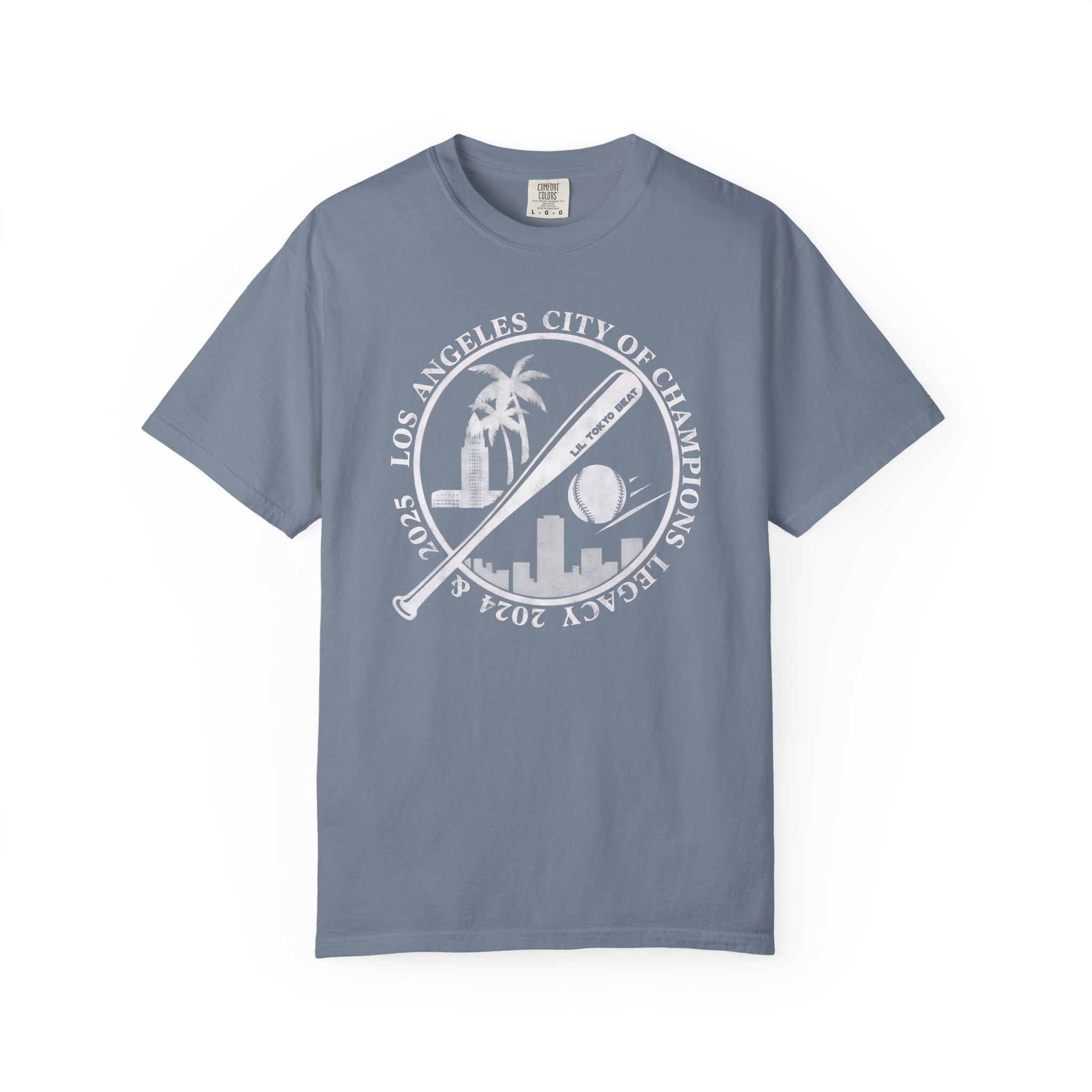 Baseball Graphic T-Shirt | Los Angeles City of Champions Legacy 2024–2025, Letter White, t0 - Image 9