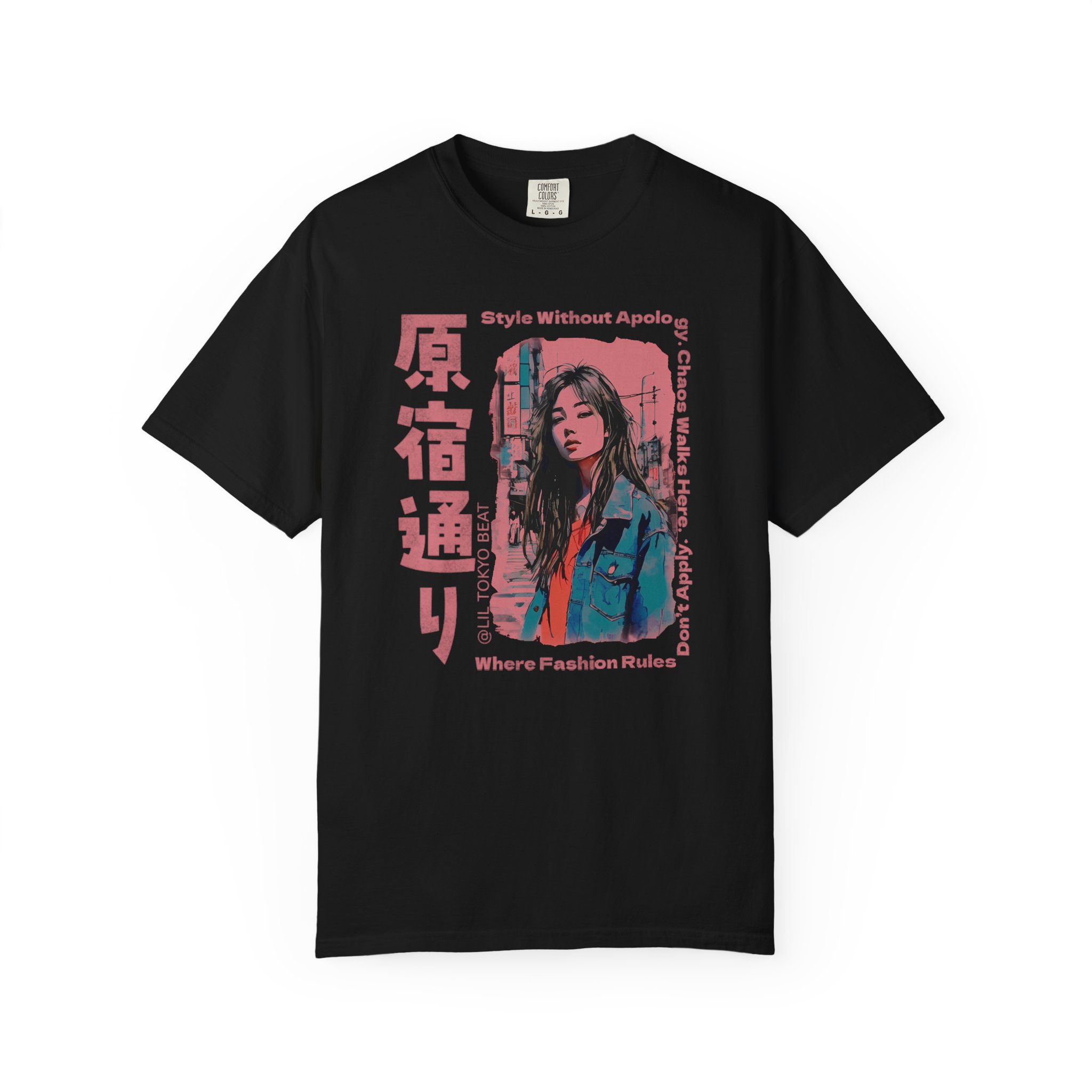 Harajuku Street Style Tee | Japanese Fashion Inspired T-Shirt, Lil Tokyo Beat Style, Unisex Top, Casual Tee, Trendy Graphic Shirt, t0 - Image 6