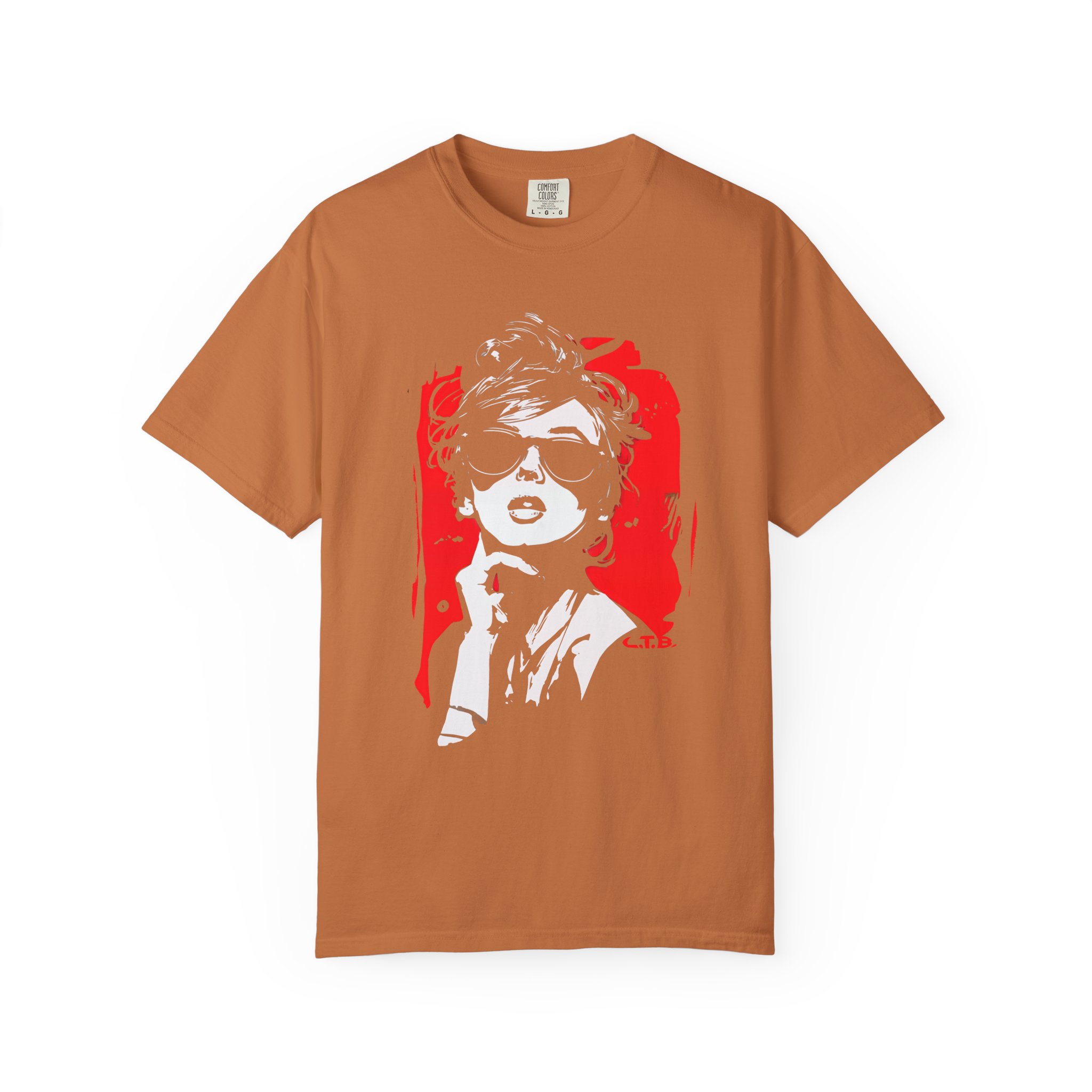 Retro Sunglasses Muse Tee — Bold Glam Graphic Pop Art Streetwear - Image 2