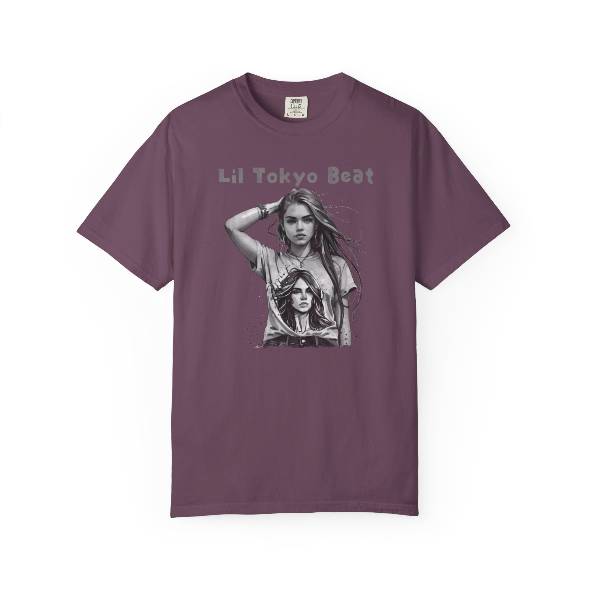 Lil Tokyo Beat Young Girl Graphic Tee | Bold Portrait Design | Indie Streetwear Statement, t7 - Image 12