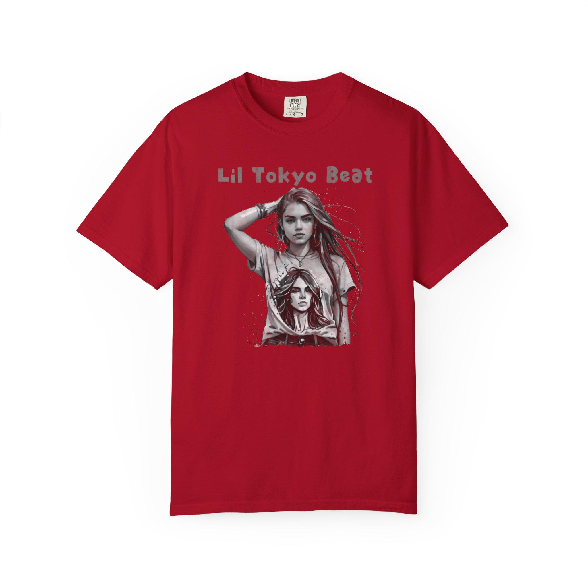 Lil Tokyo Beat Young Girl Graphic Tee | Bold Portrait Design | Indie Streetwear Statement, t7 - Image 3