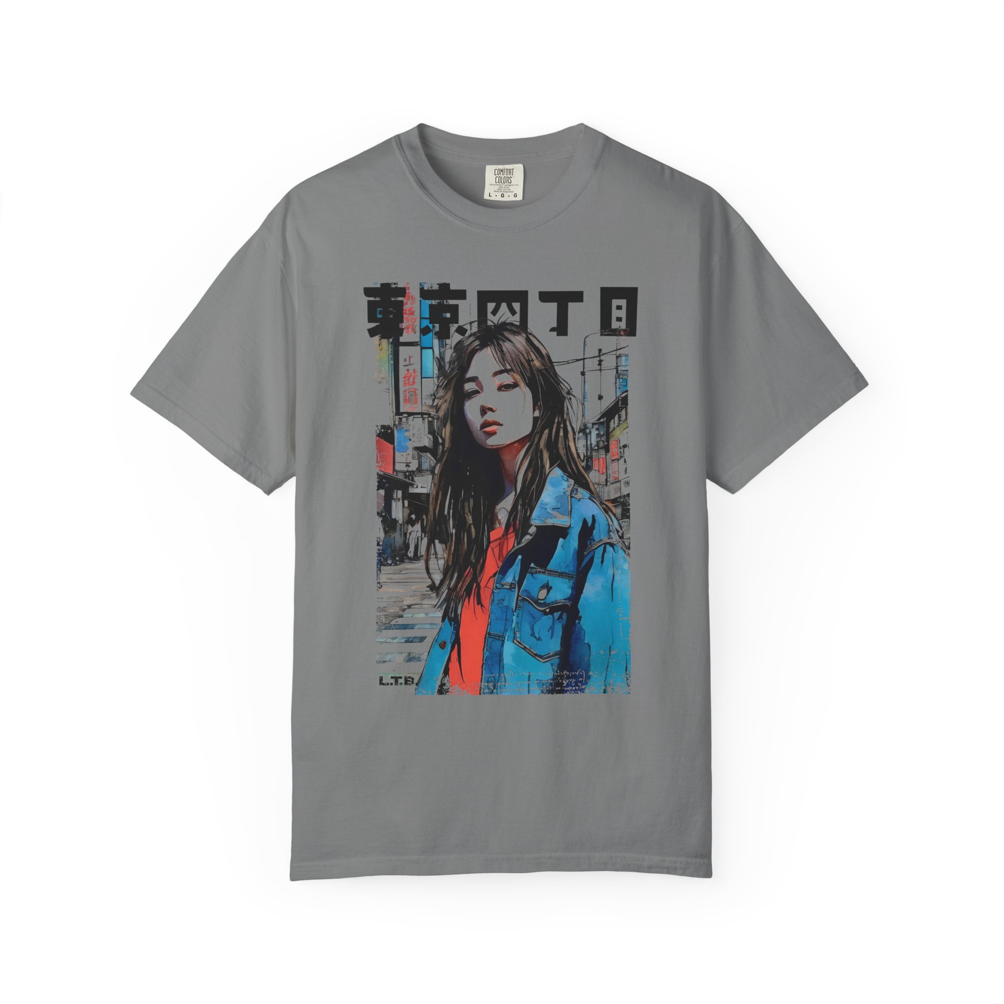 Tokyo Street Girl Graphic Tee | Urban Japanese Art Shirt K.A.T. Style - Image 4