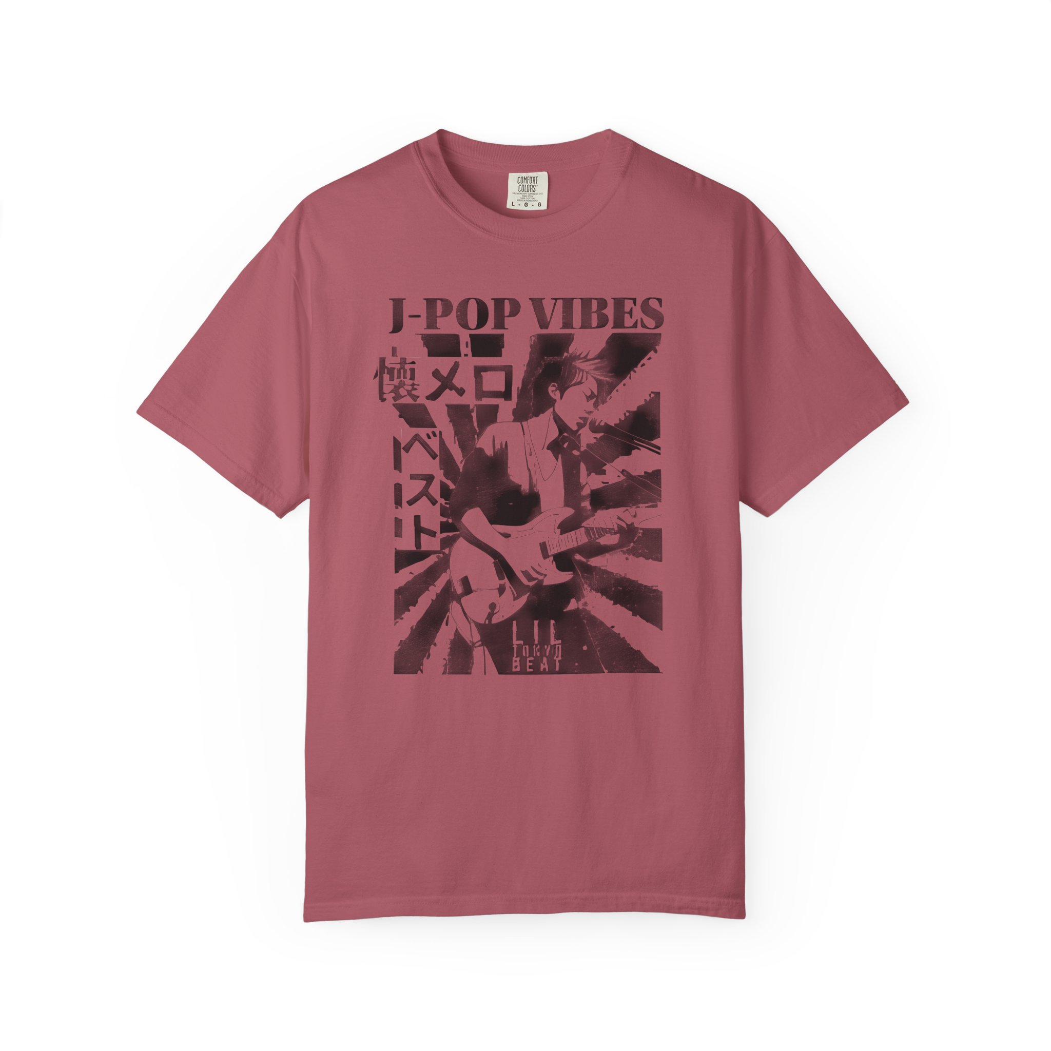 J-POP VIBES T-Shirt | Retro Japanese Pop Tee for Music Fans & Streetwear Lovers, Unisex Tee, Garment-Dyed Shirt, Music, t7 - Image 10