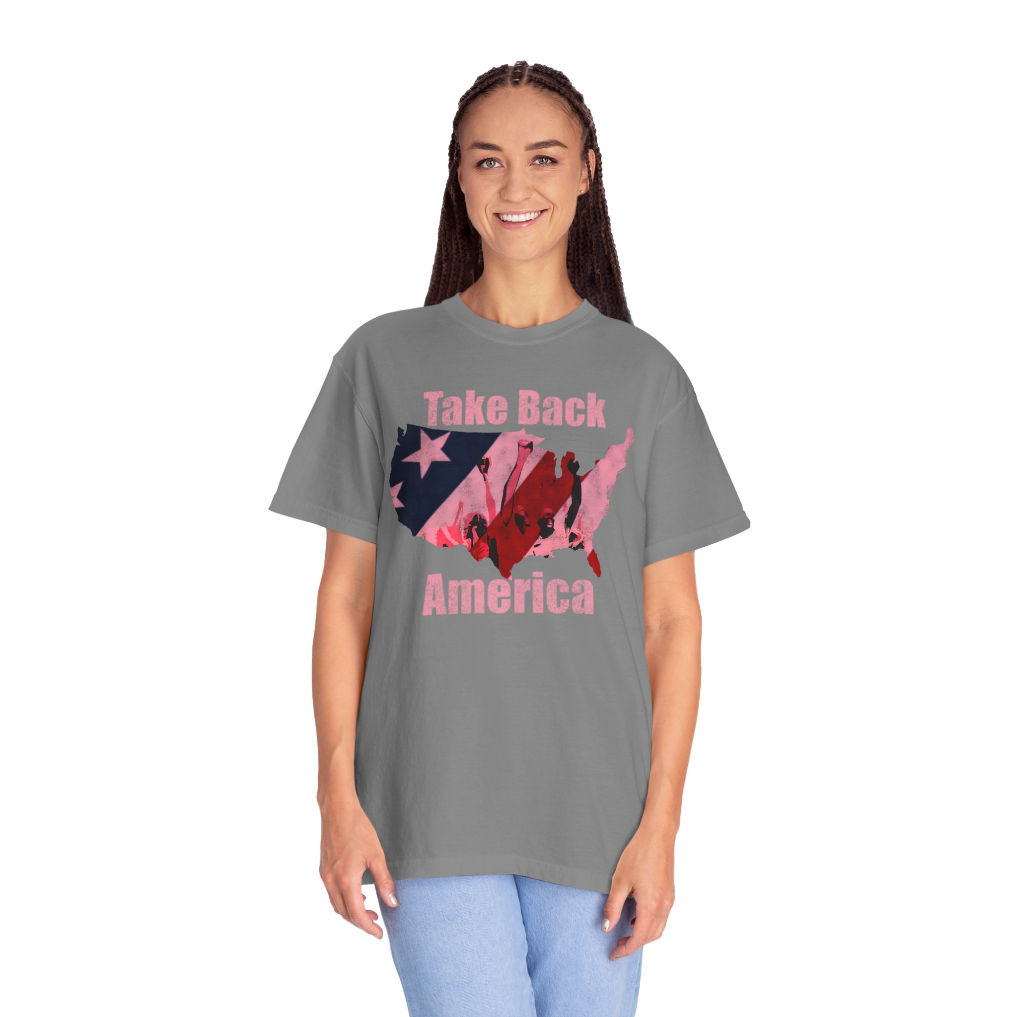 Take Back America T-Shirt | Stylish Patriotic Tee | Everyday USA Statement Shirt, Unisex Tee, Gender-Neutral Shirt, Red White Blue Tee, t7 - Image 2