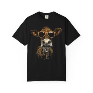 Cool Cow Sunglasses T-Shirt | Farm Anima Graphic Tee