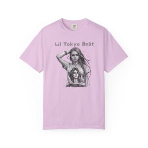 Lil Tokyo Beat Young Girl Graphic Tee | Bold Portrait Design | Indie Streetwear Statement, t7