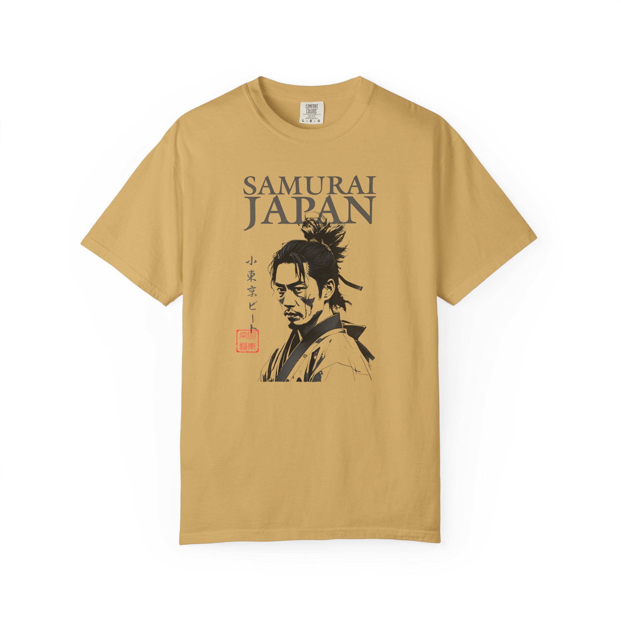 Samurai Japan Graphic T-Shirt — Vintage Japanese Warrior Tee, t0 - Image 2