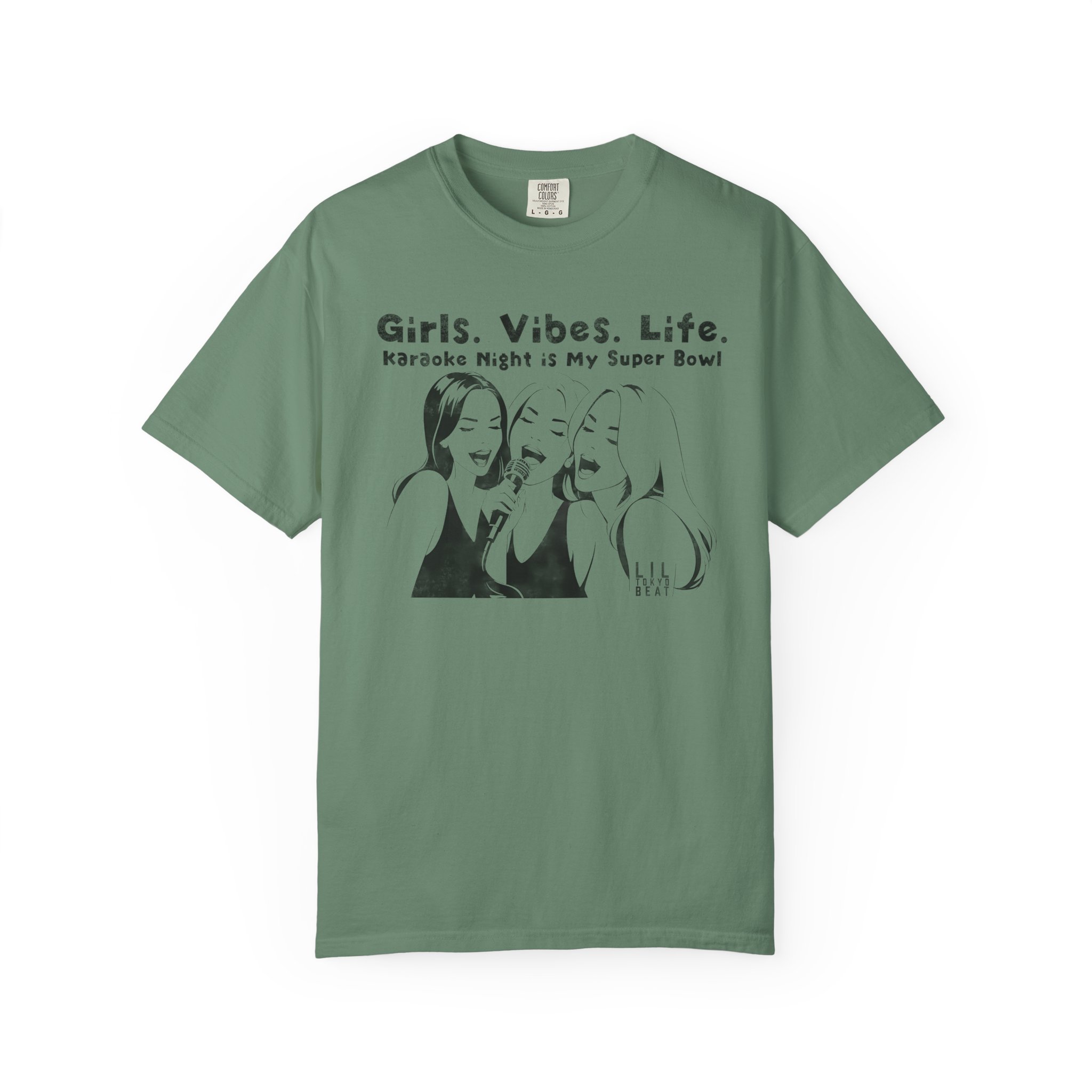 Girls Vibes Life karaoke night graphic T-shirt | women singing illustration, t7 - Image 12