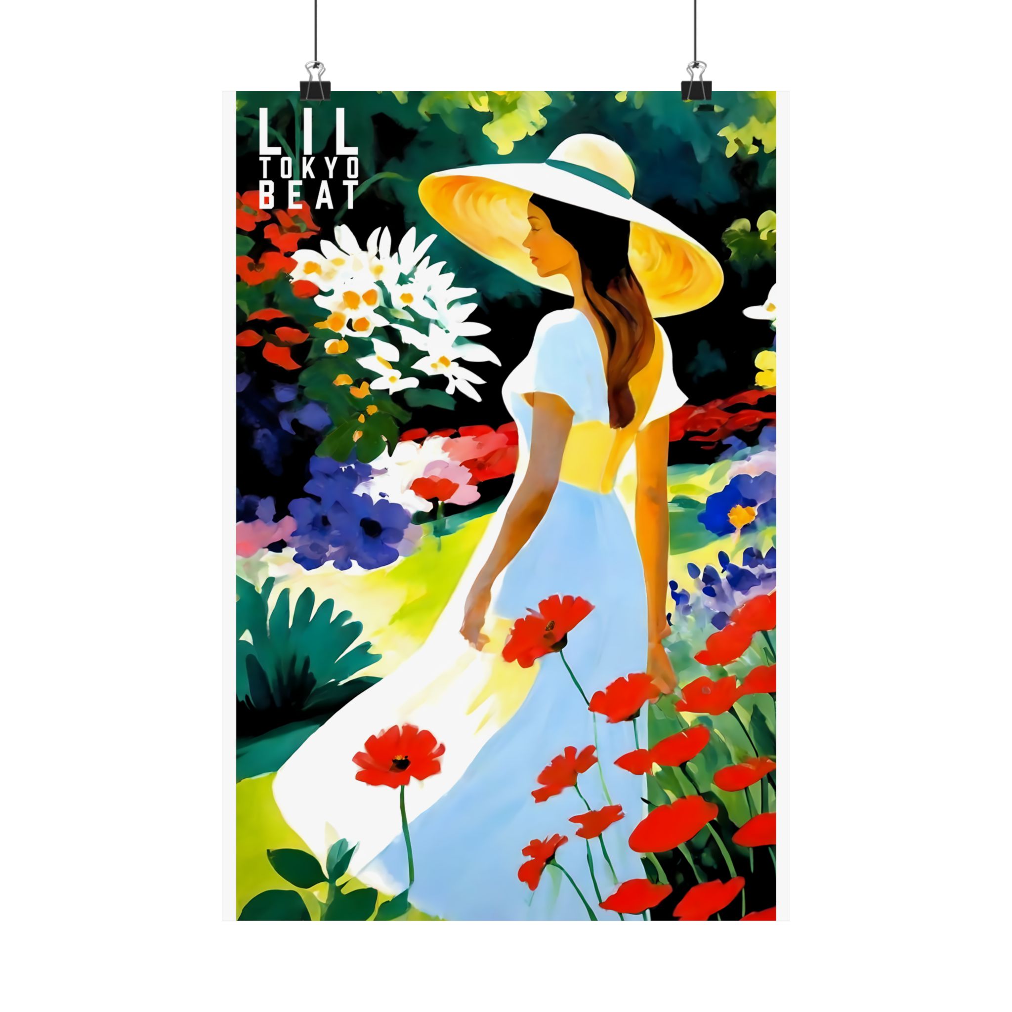 Botanical Wall Art Print, Matte Vertical Posters, Summer Vibes Poster, Floral Home Decor, Garden Lover Gift, Nature-Inspired Artwork, Woman - Image 10