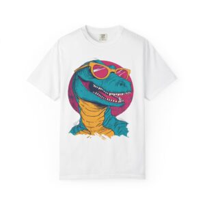 Retro Cool T-Rex Tee – Sunglasses Dinosaur Graphic T-Shirt