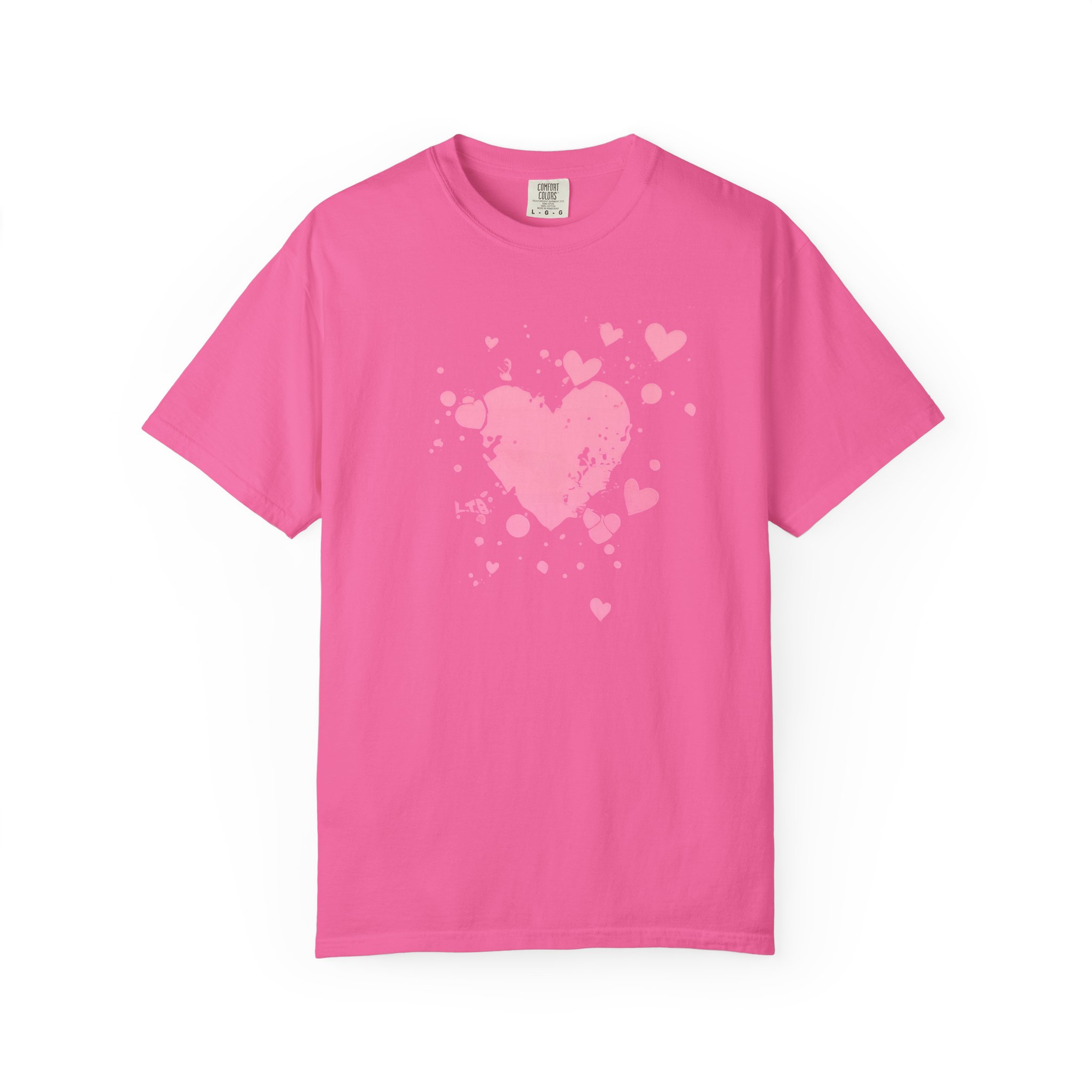 Valentine’s Day Pink Heart Tee — Cute Romantic Graphic T-Shirt - Image 12