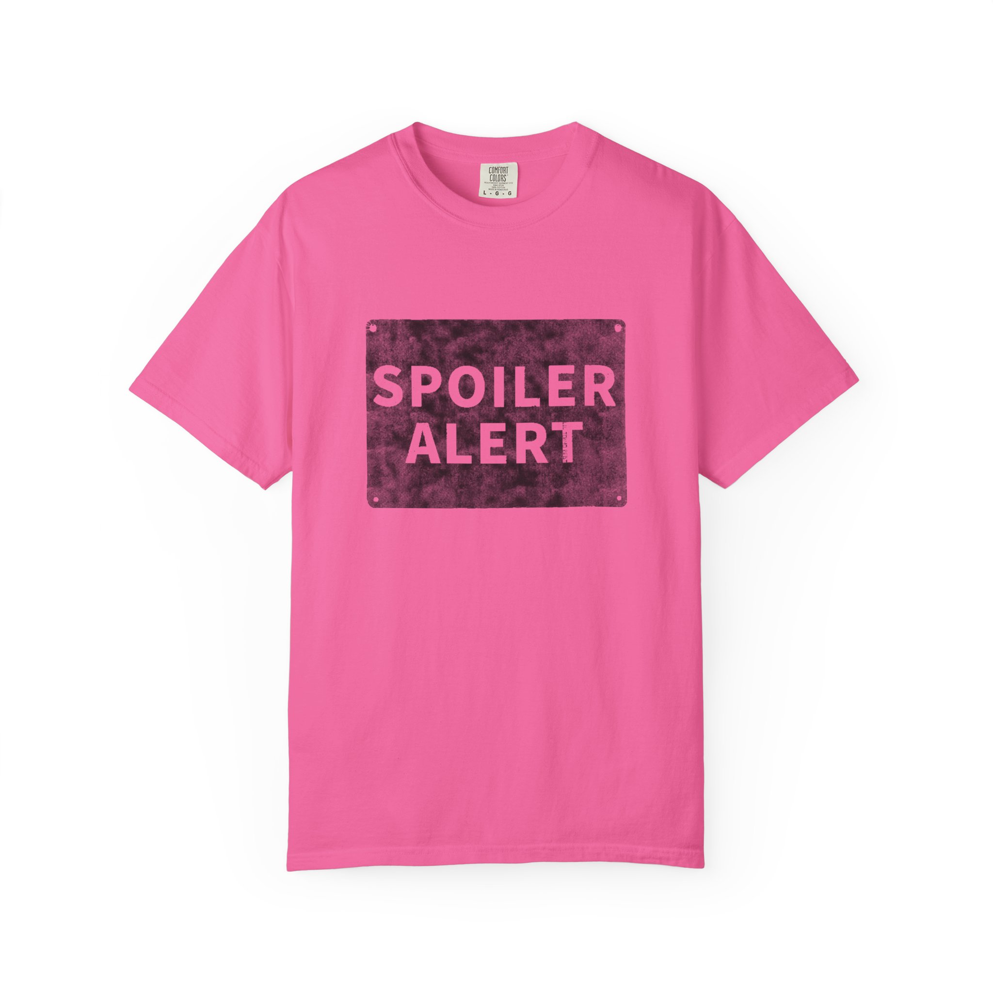 Spoiler Alert Graphic T-Shirt — Vintage Maroon Tee for Movie & TV Fans, t2 - Image 10