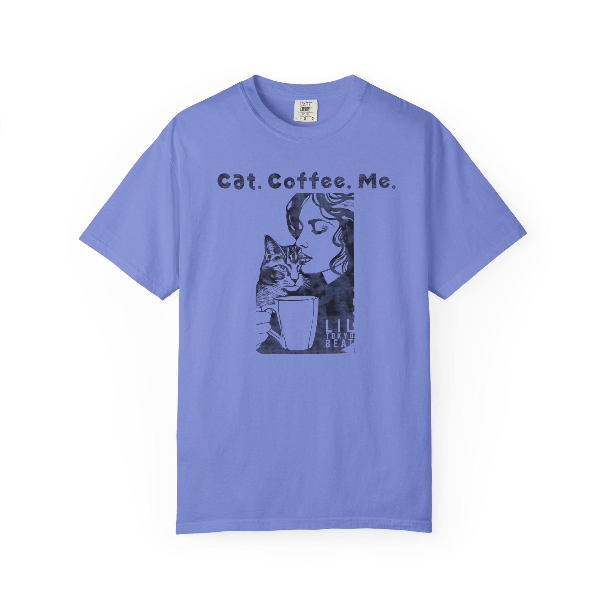 Cat Coffee Me T-shirt | Graphic Cat Lover Coffee Shirt, t2 - Image 14