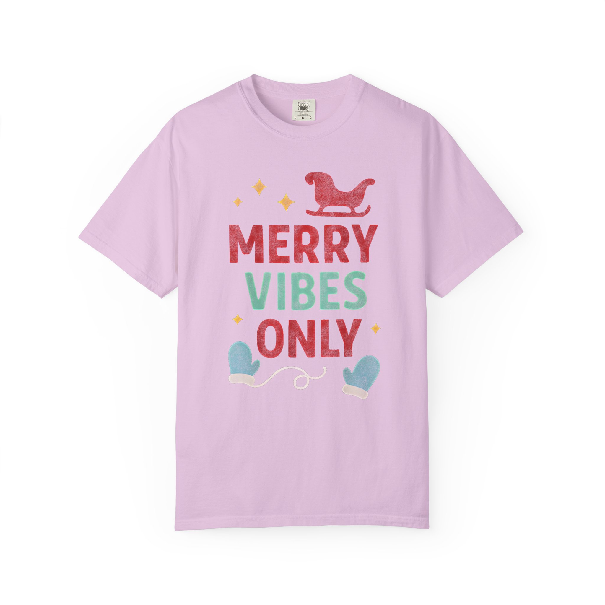 Merry Vibes Only T-Shirt — Festive Christmas Holiday Tee - Image 11