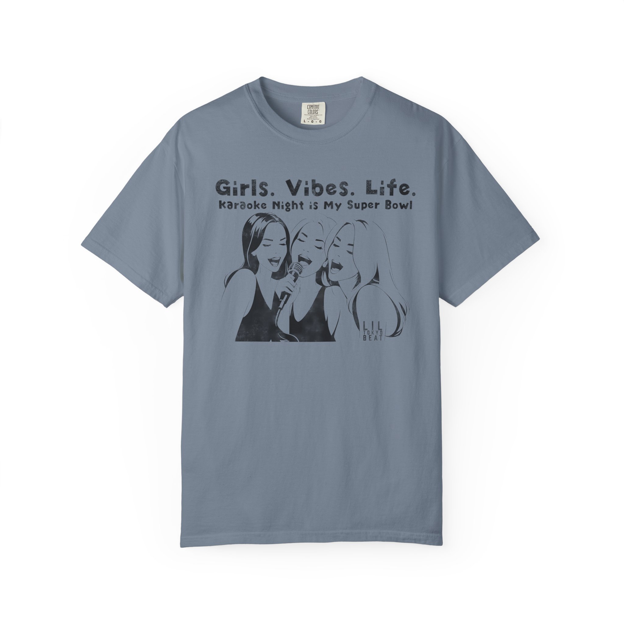 Girls Vibes Life karaoke night graphic T-shirt | women singing illustration, t7 - Image 7