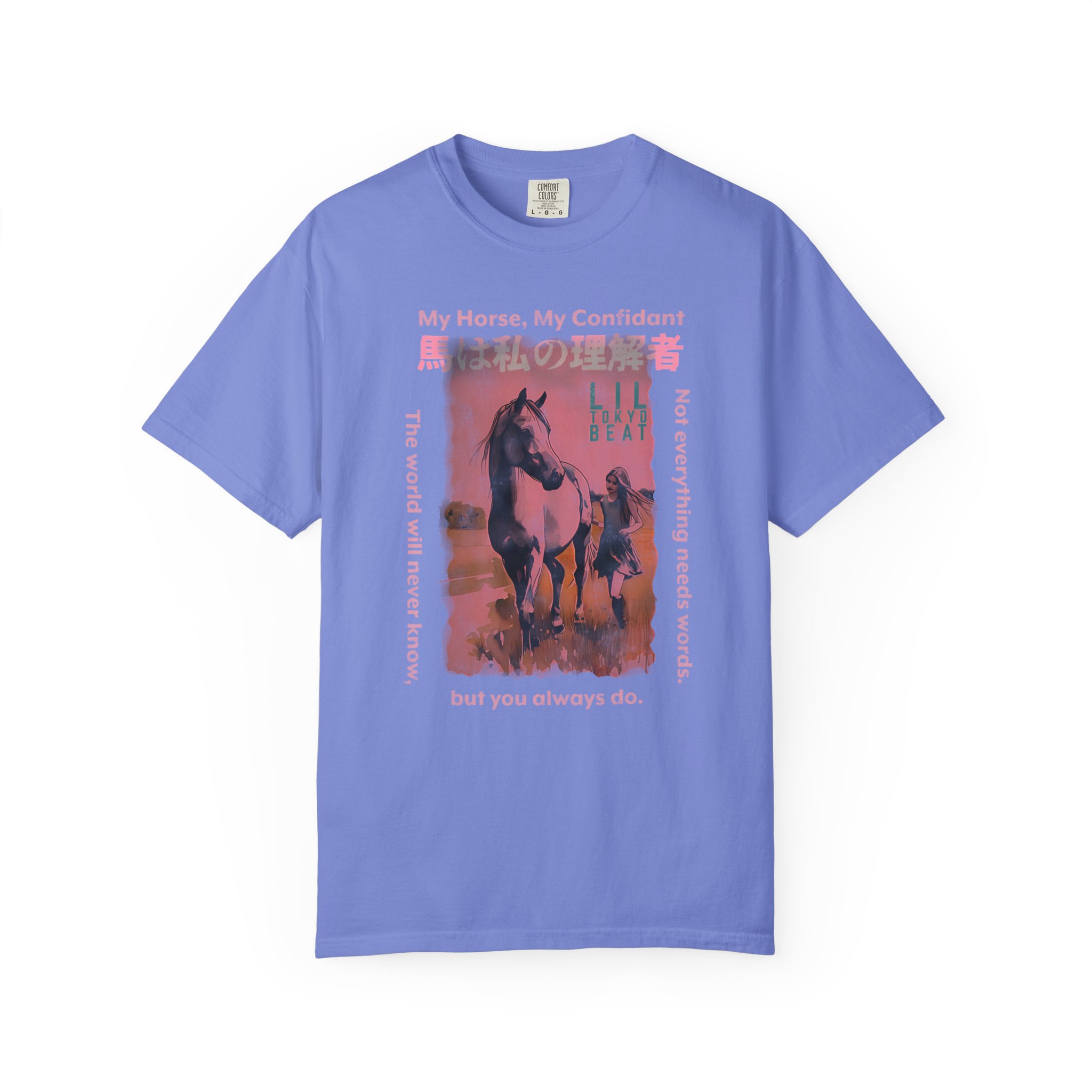 My Horse, My Confidant Unisex T-Shirt | Unique Gift for Horse Lovers | Equine Themed Apparel | Casual Wear for Animal Lovers, t0 - Image 6