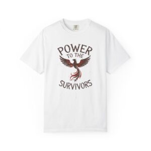 Power to the Survivors Graphic  T-Shirt — Phoenix Survivors Empowerment Tee