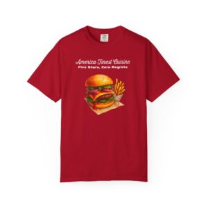 5-Star Burger T-Shirt | America Finest Cuisine Fast Food | Lil Tokyo Beat Streetwear, t0
