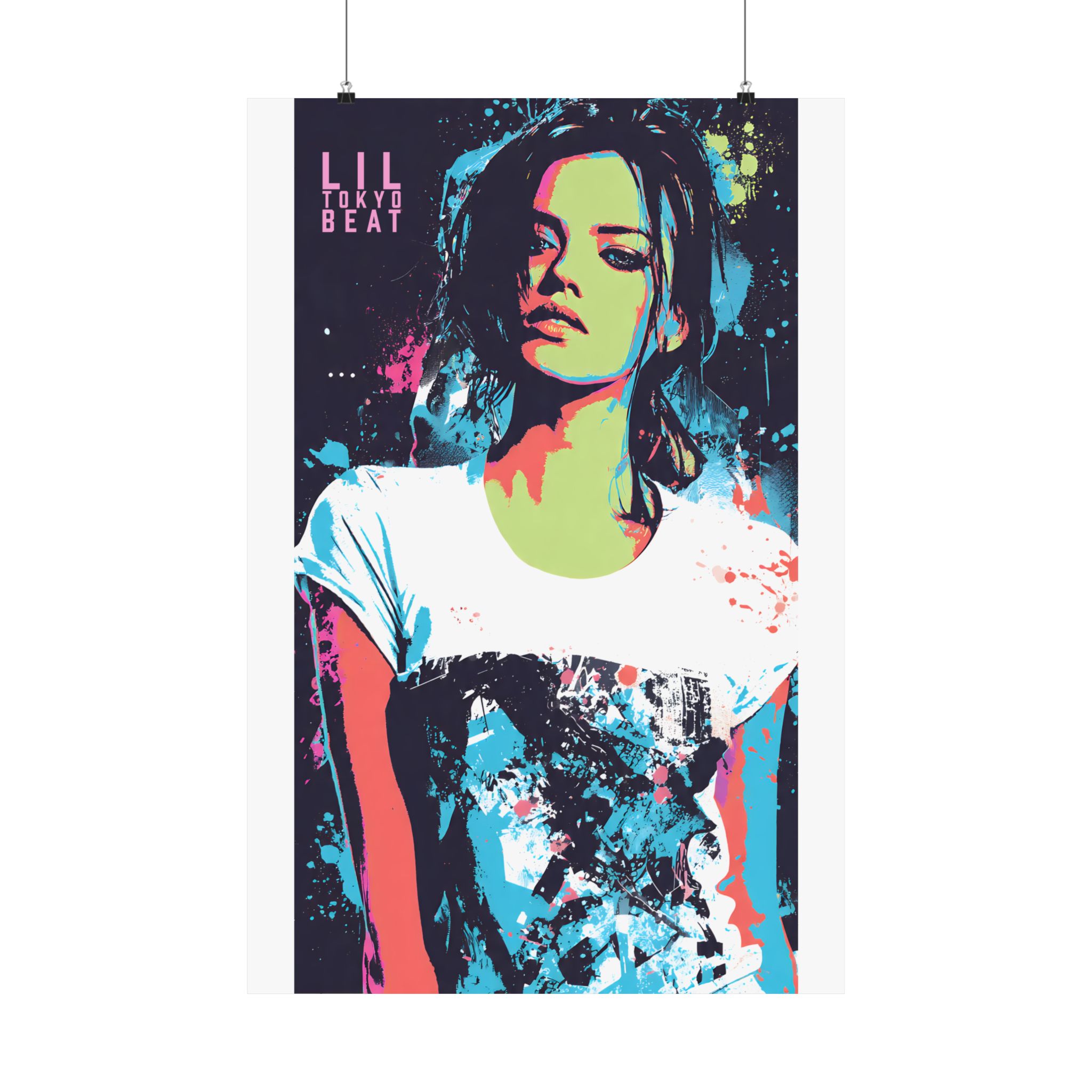 Neon Pop Art Woman Matte Poster | Modern Fashion Wall Decor - Image 11