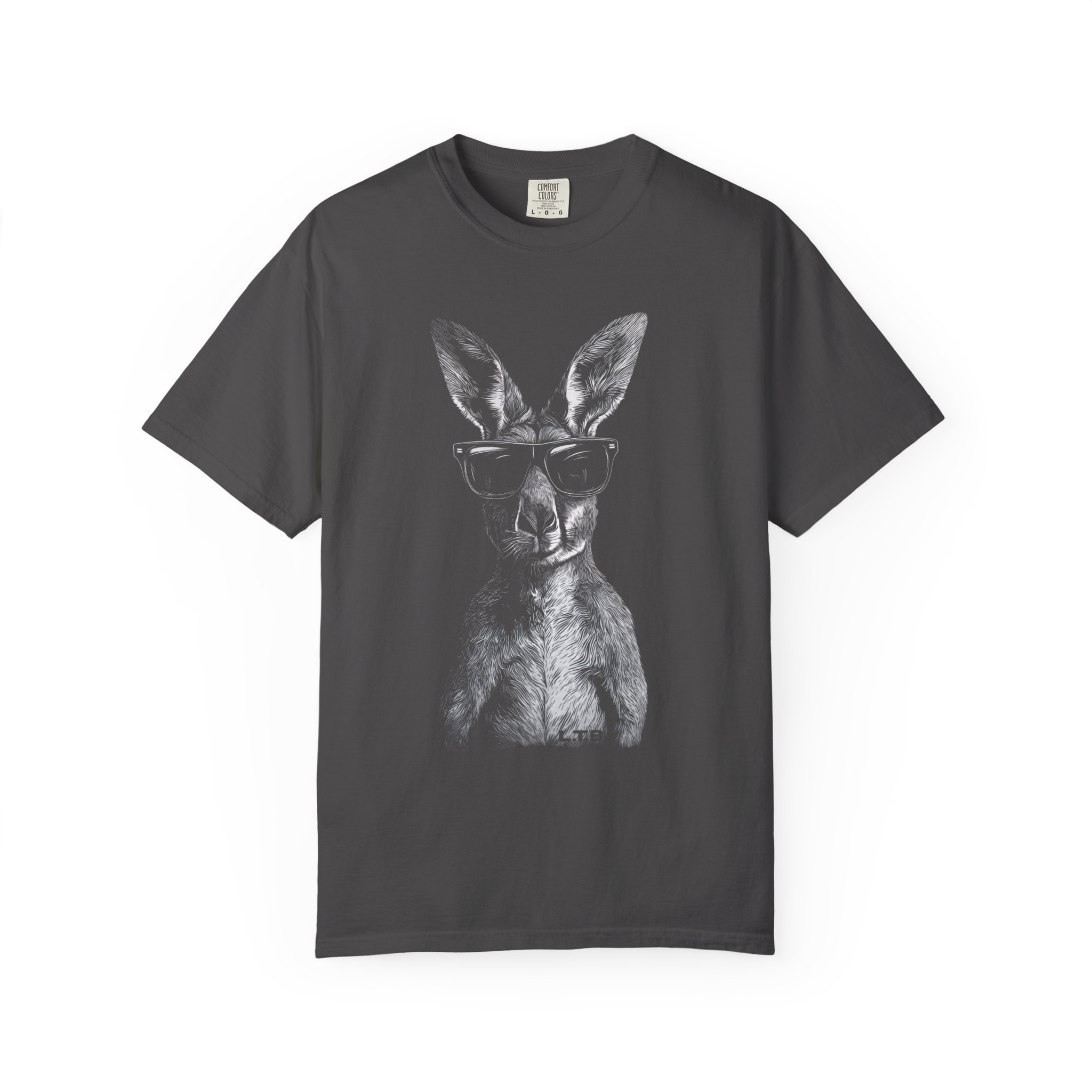 Kangaroo Sunglasses Vintage Graphic T-Shirt — Cool Retro Animal Tee - Image 7