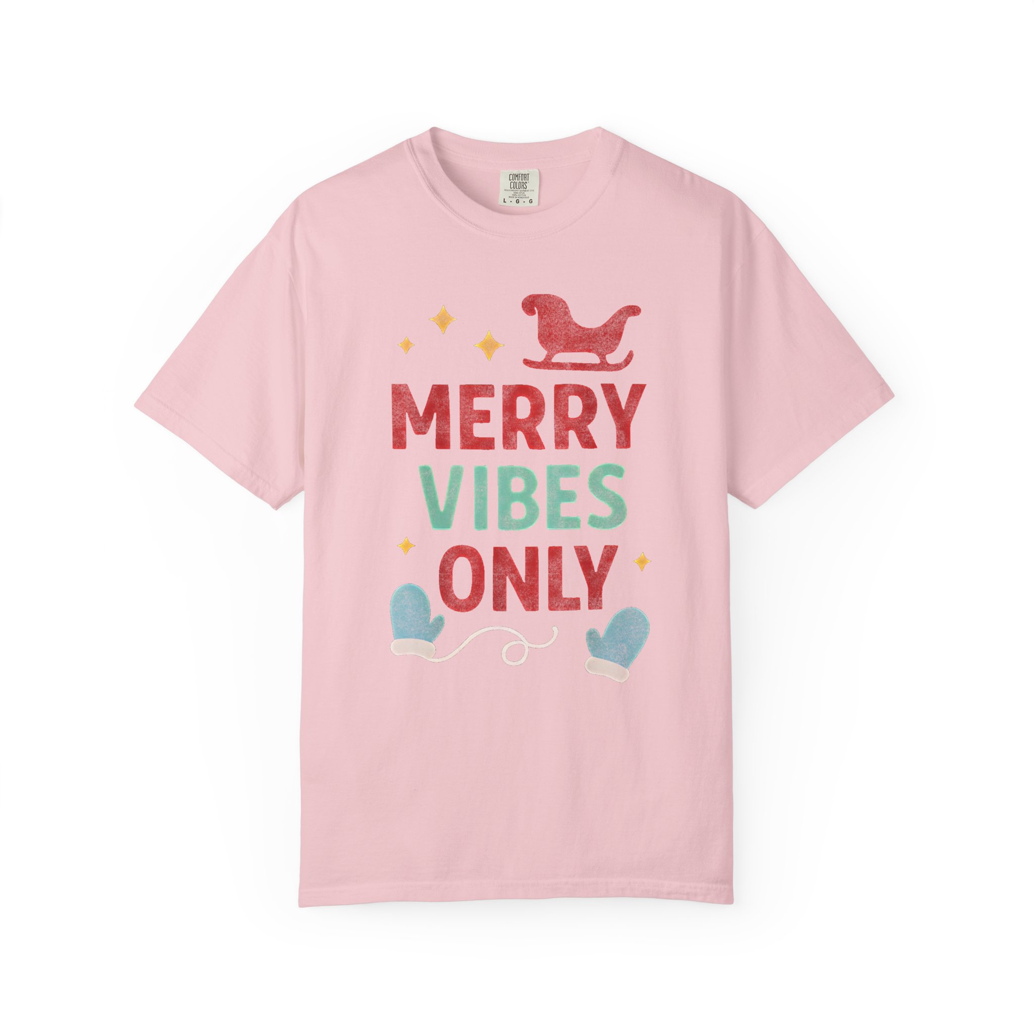 Merry Vibes Only T-Shirt — Festive Christmas Holiday Tee - Image 12