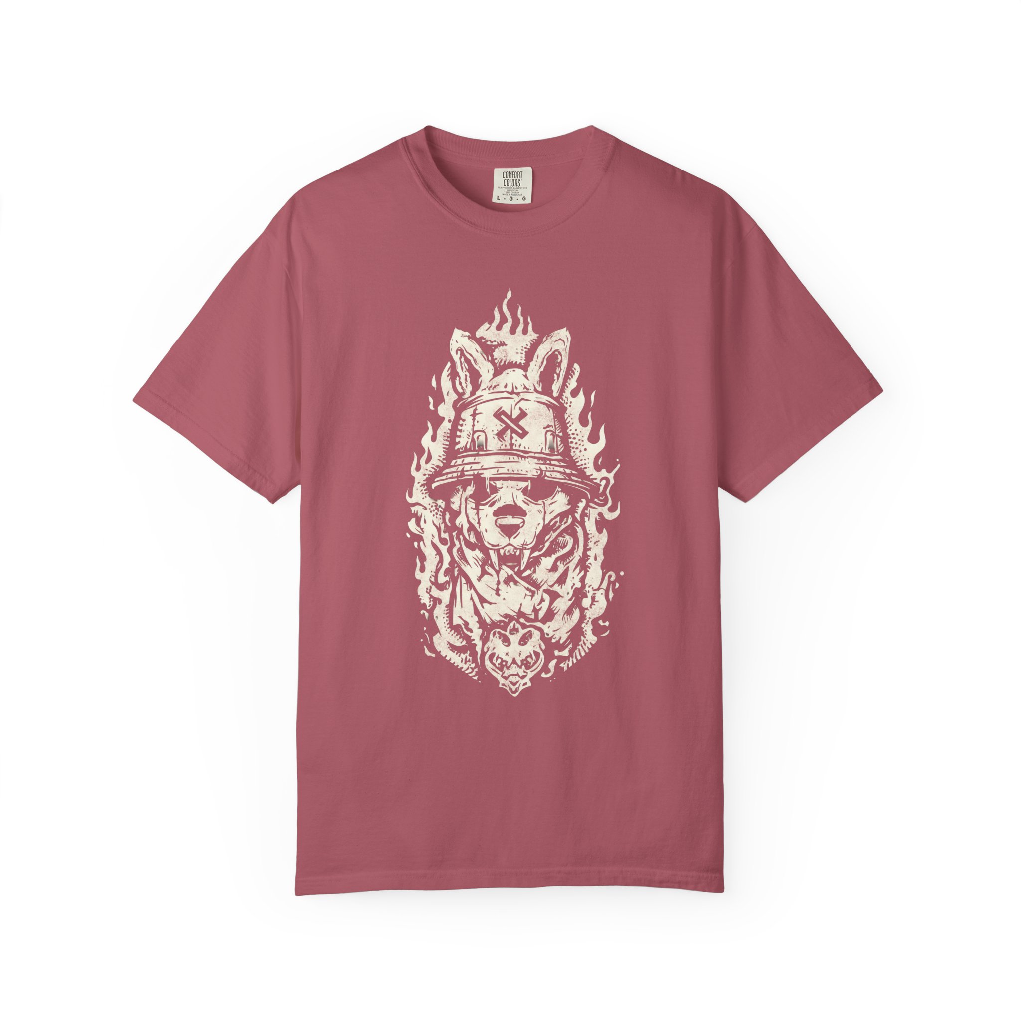 Hellhound Warrior T-Shirt – Gothic Dog Graphic Tee for Dark Streetwear Fans - Image 14