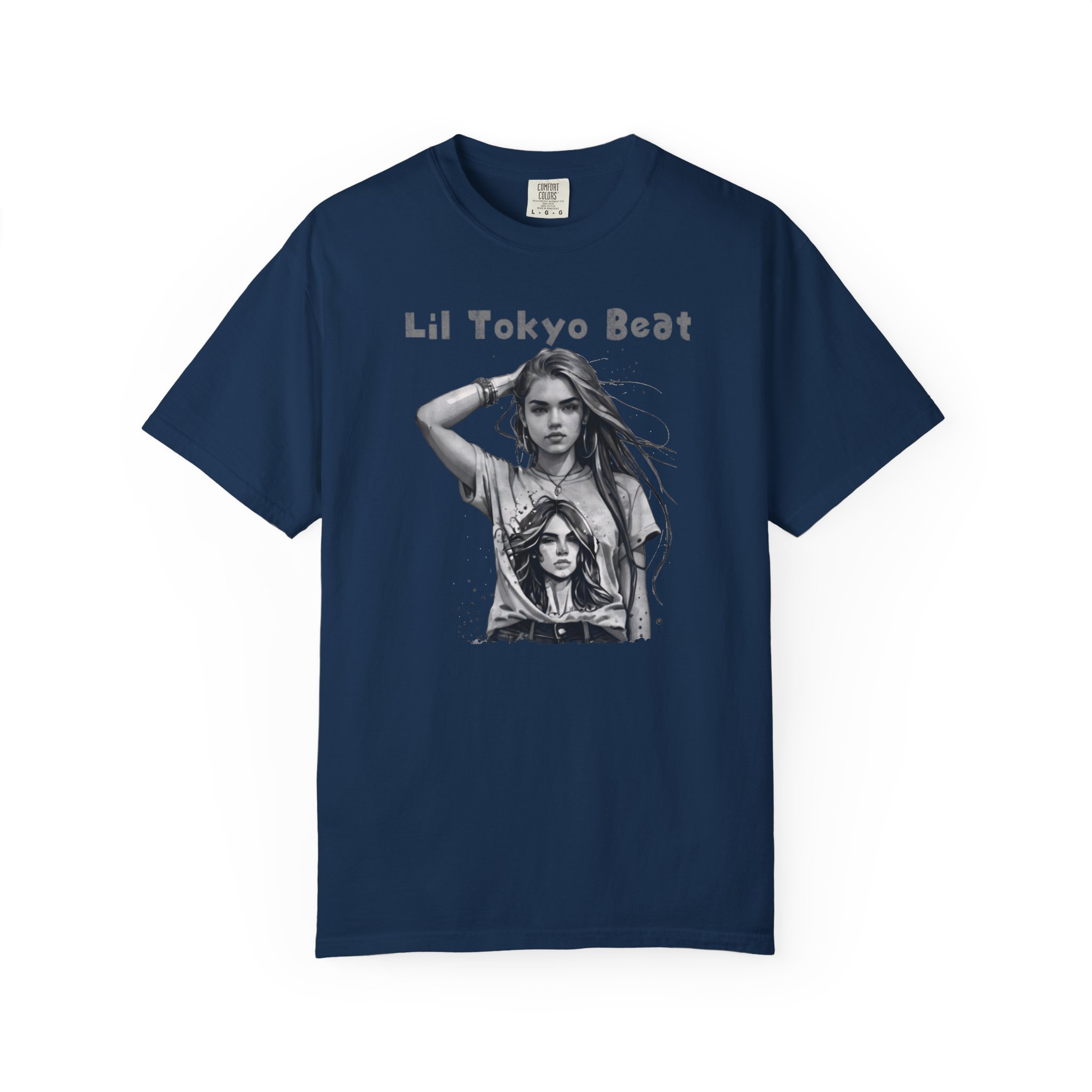 Lil Tokyo Beat Young Girl Graphic Tee | Bold Portrait Design | Indie Streetwear Statement, t7 - Image 10